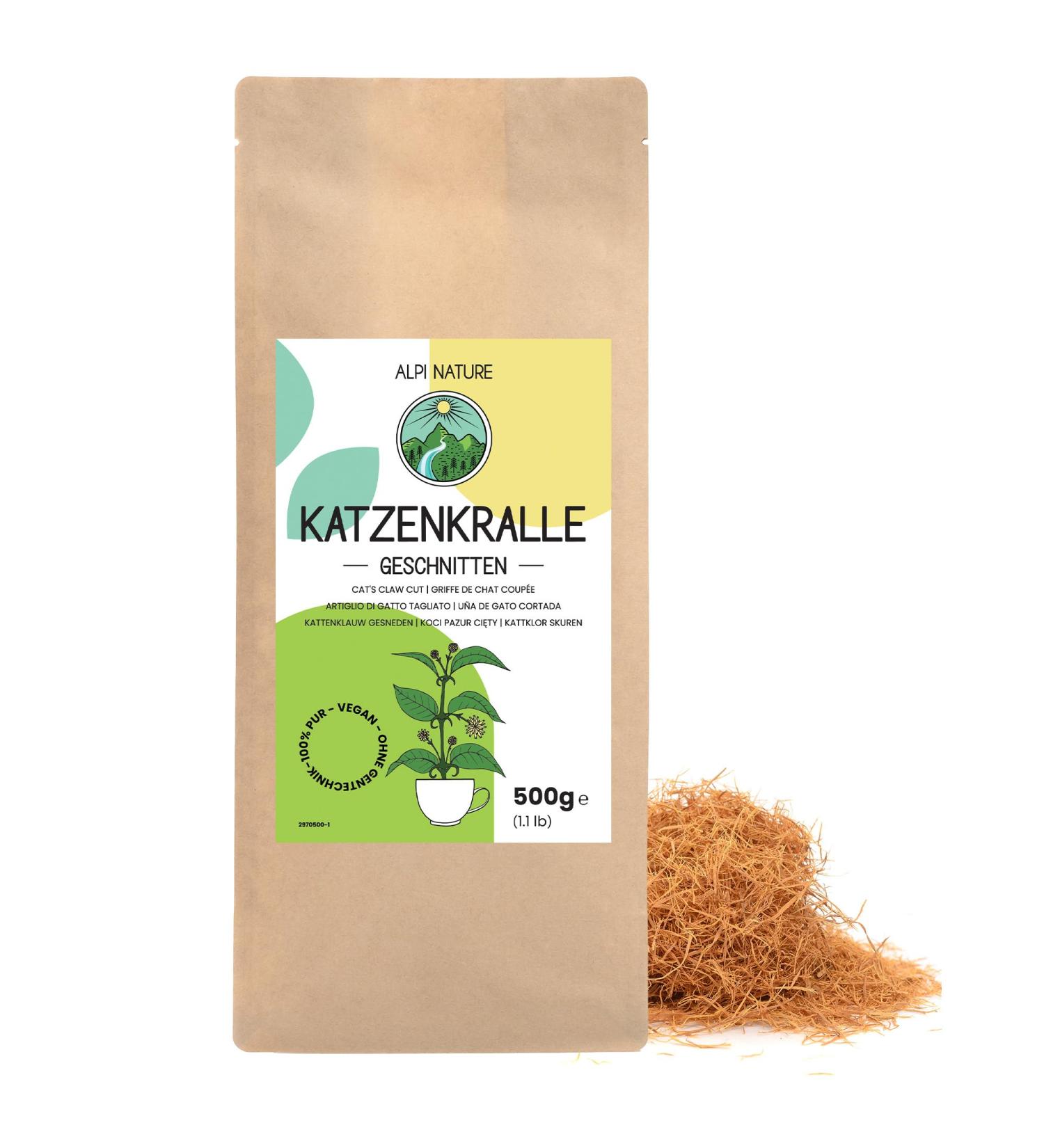 Alpi Investment OOD Cats claw tea 500g from Alpi Nature dried and cut cats claw cats claw tea 500G 250 - Buy Online on GoSupps.com