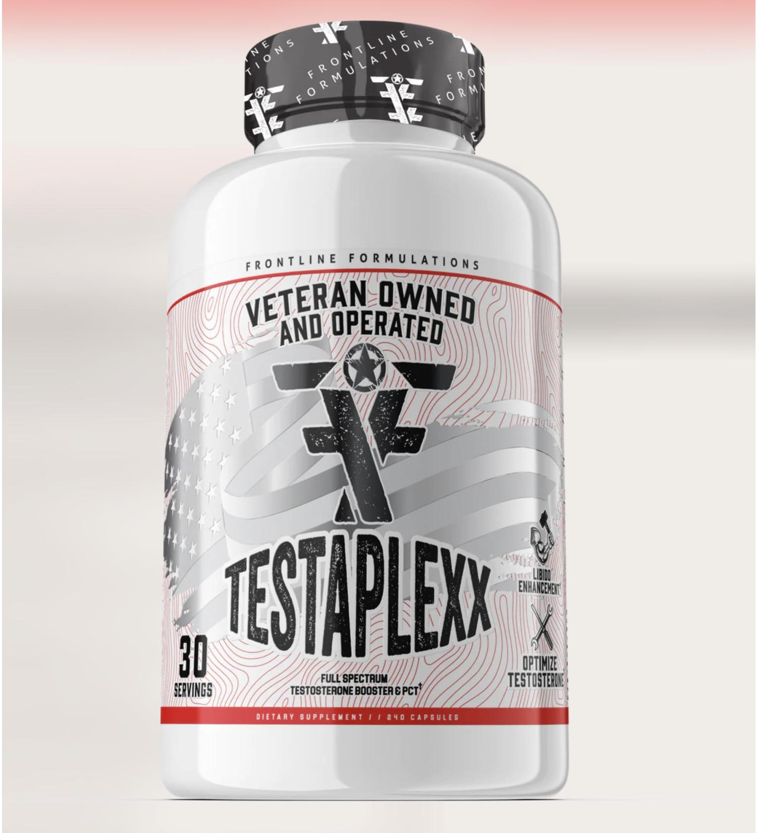 Testaplexx Testosterone Booster - 30 Servings | Enhance Performance & Vitality | International Shipping Available - Buy Online on GoSupps.com