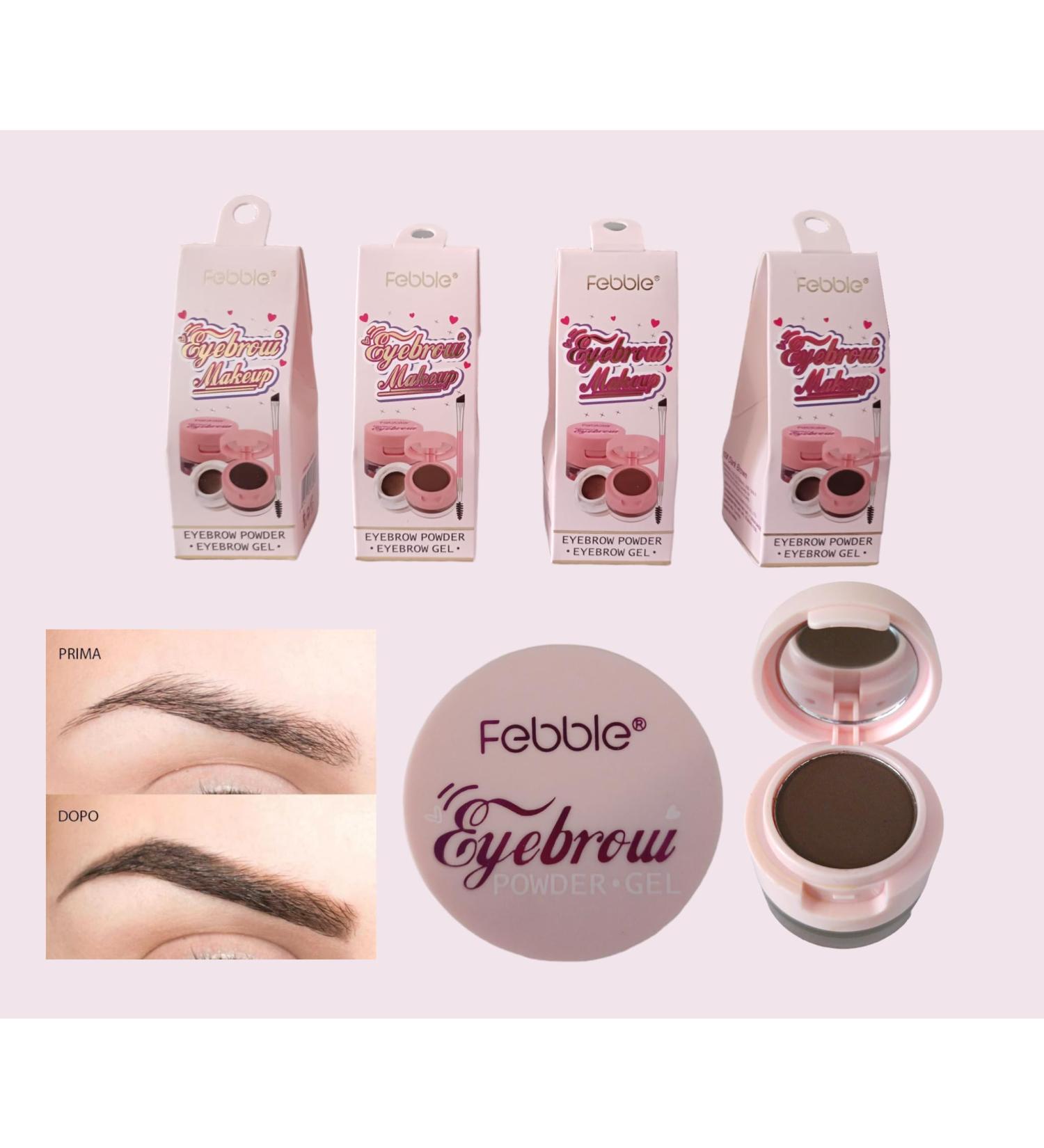 Fever Gel + powder + eyebrow brush 04 04