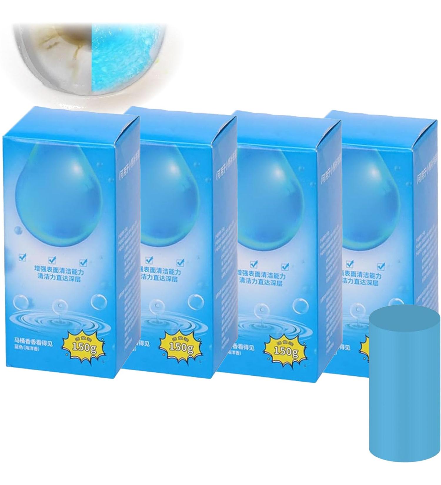Upgraded Concentrated Descaling Toilet Cleaning Stick Toilet Bowl Cleaners Stick Four Scents of Toilet Cleaning Sticks Bathroom Descaler Cleaner Long-Lasting Freshness (4*Ocean) - Buy Online on GoSupps.com