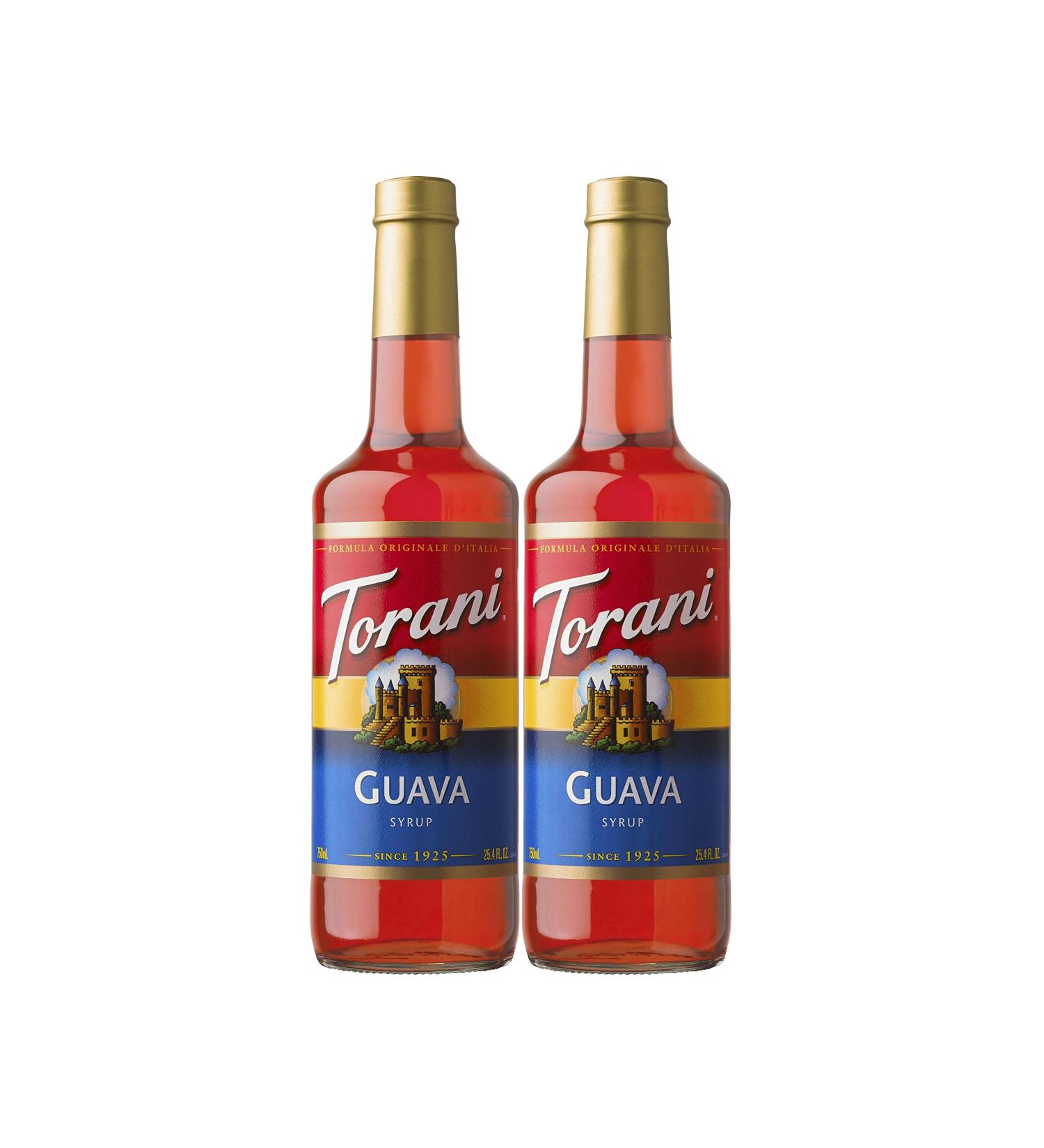 Torani Guava Syrup 750ml 2 Pack - Buy Online on GoSupps.com