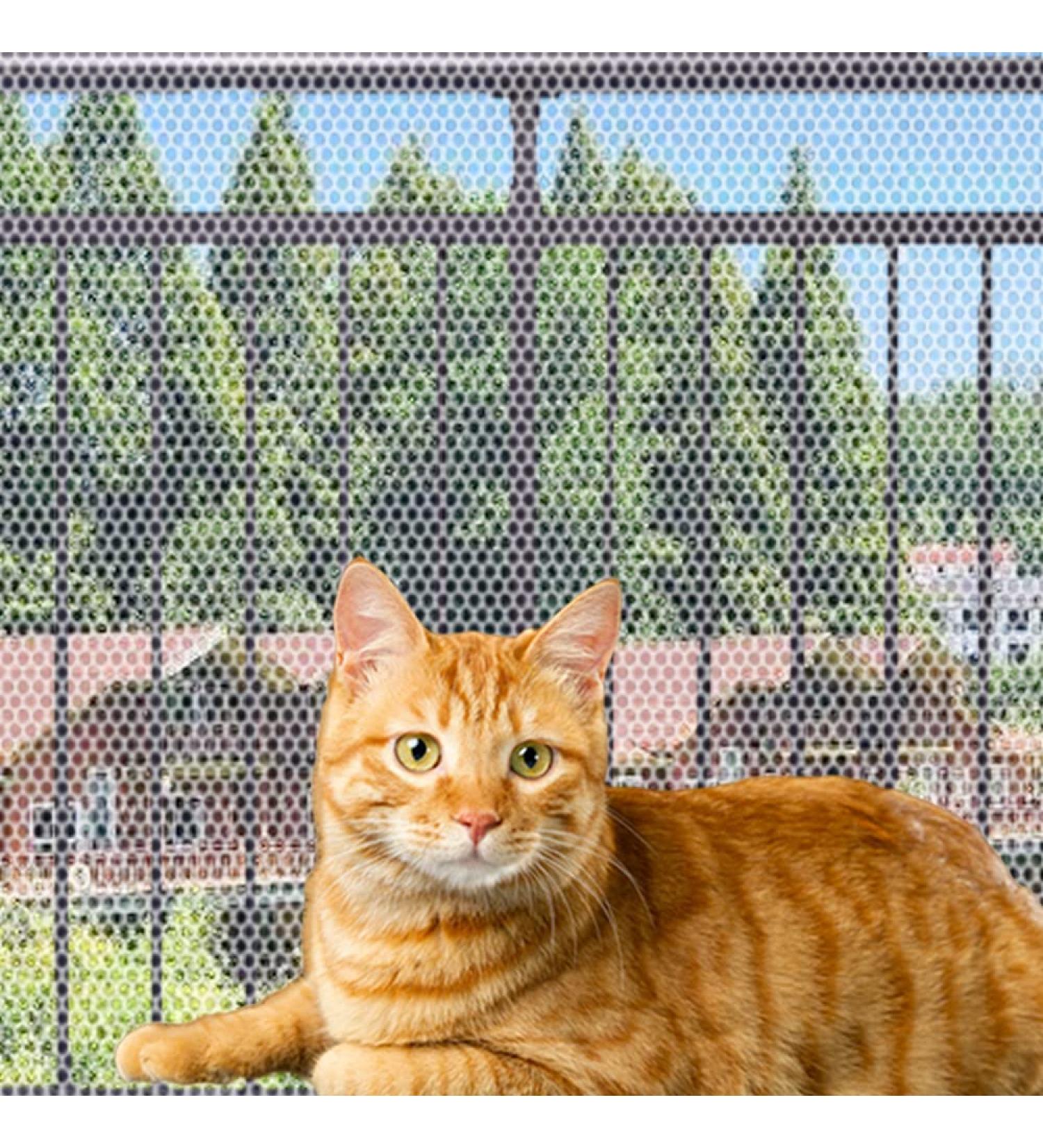 Cat Balcony Safety Net - Pet Anti-Fall Mesh Fence for Child Safety & Protection - Buy Online on GoSupps.com
