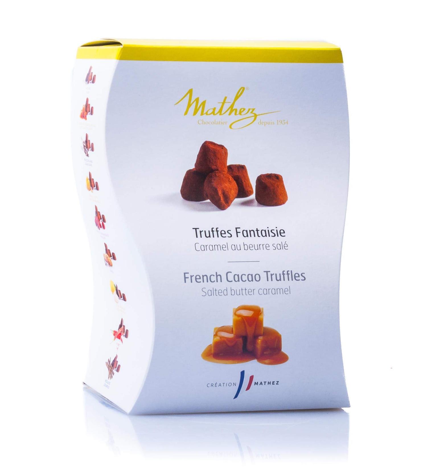 Buy Mathez Truffle Pralines with Salted Caramel - Gourmet International Shipping - Buy Online on GoSupps.com