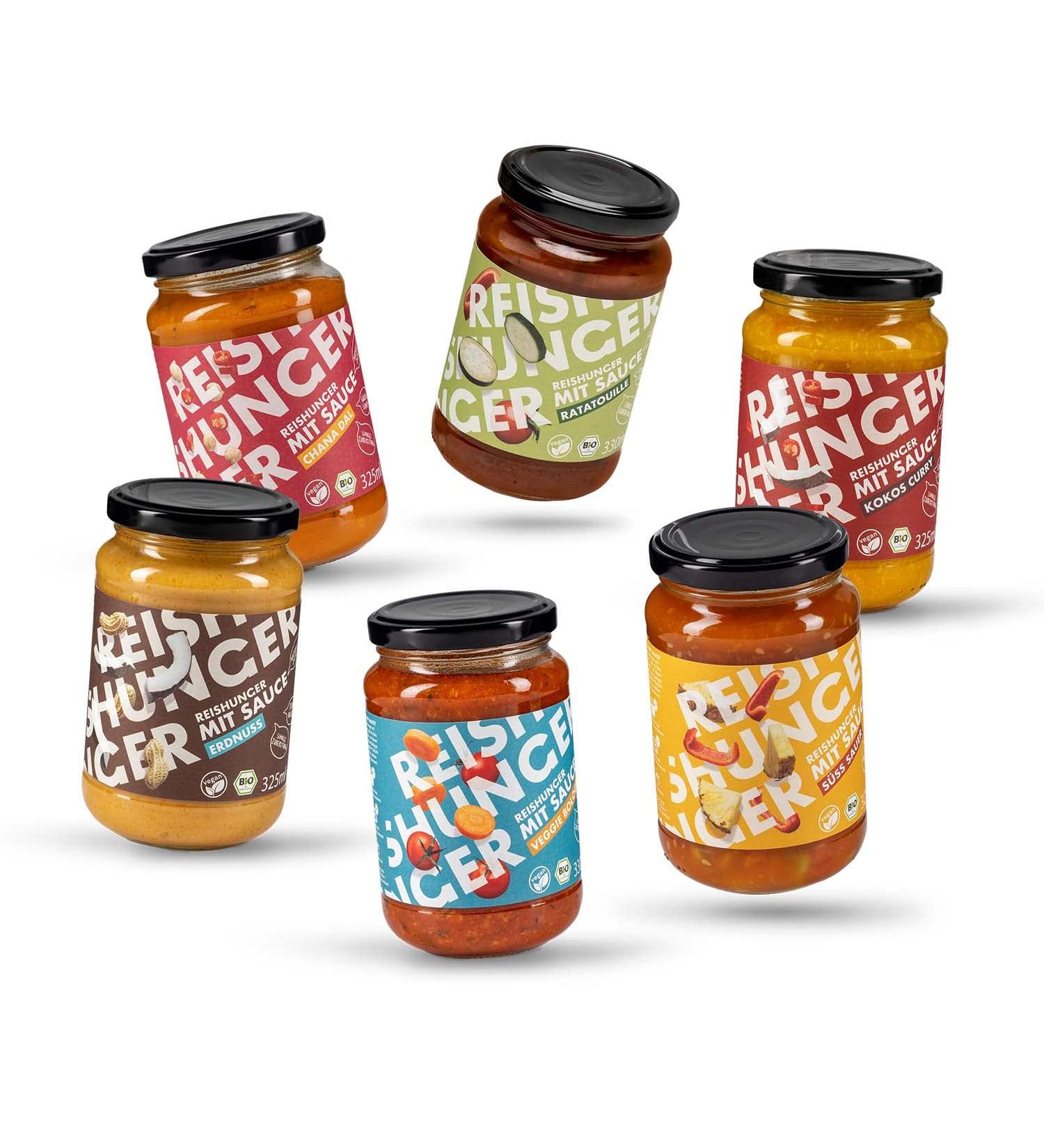 Reishunger Organic Finish Sauce Sample Set - 6 Varieties for Delicious Meals | International Shipping Available - Buy Online on GoSupps.com