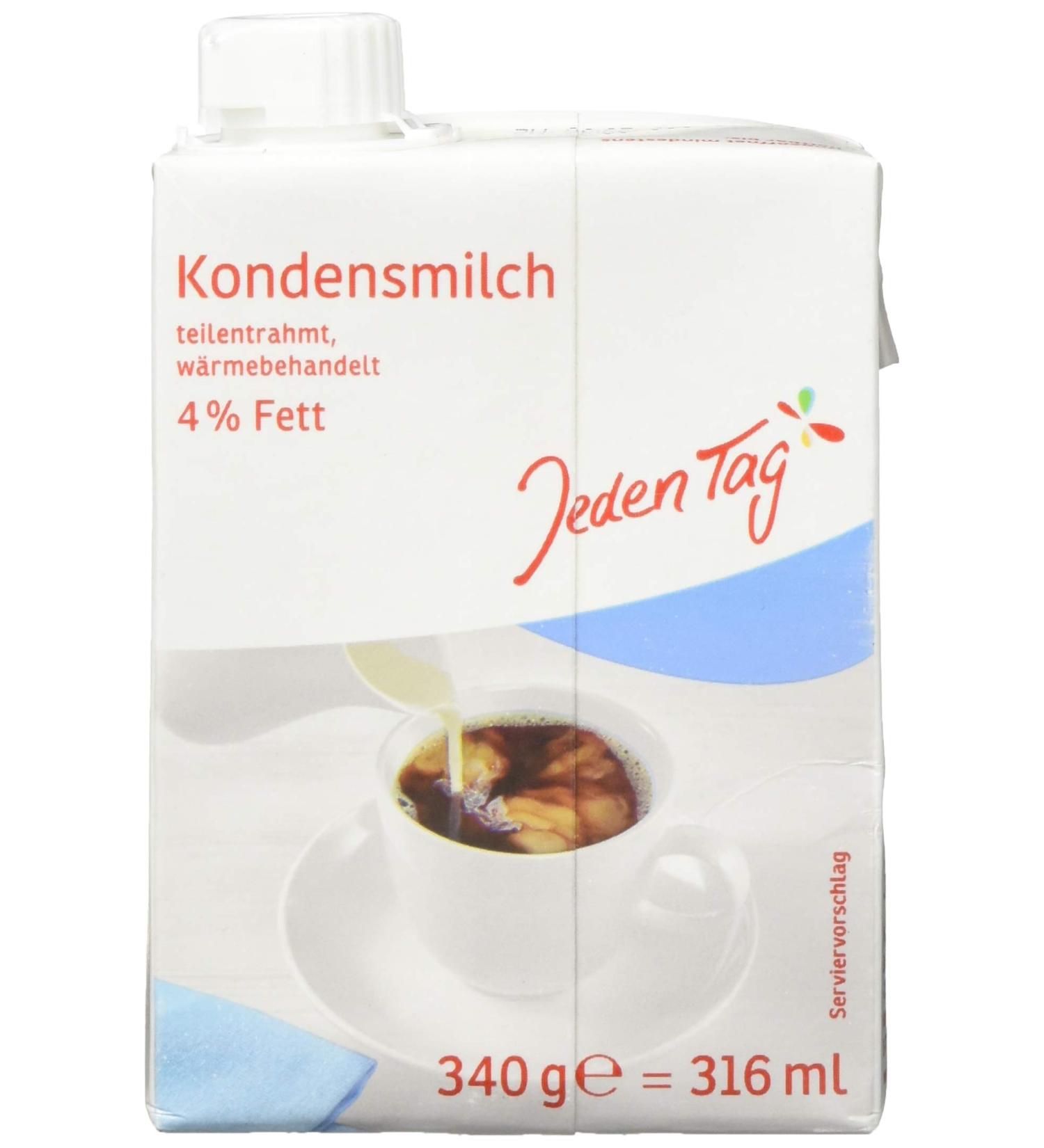 Buy Every Day Condensed Milk - 4% Fat Non-GMO 340g | International Shipping Available - Buy Online on GoSupps.com