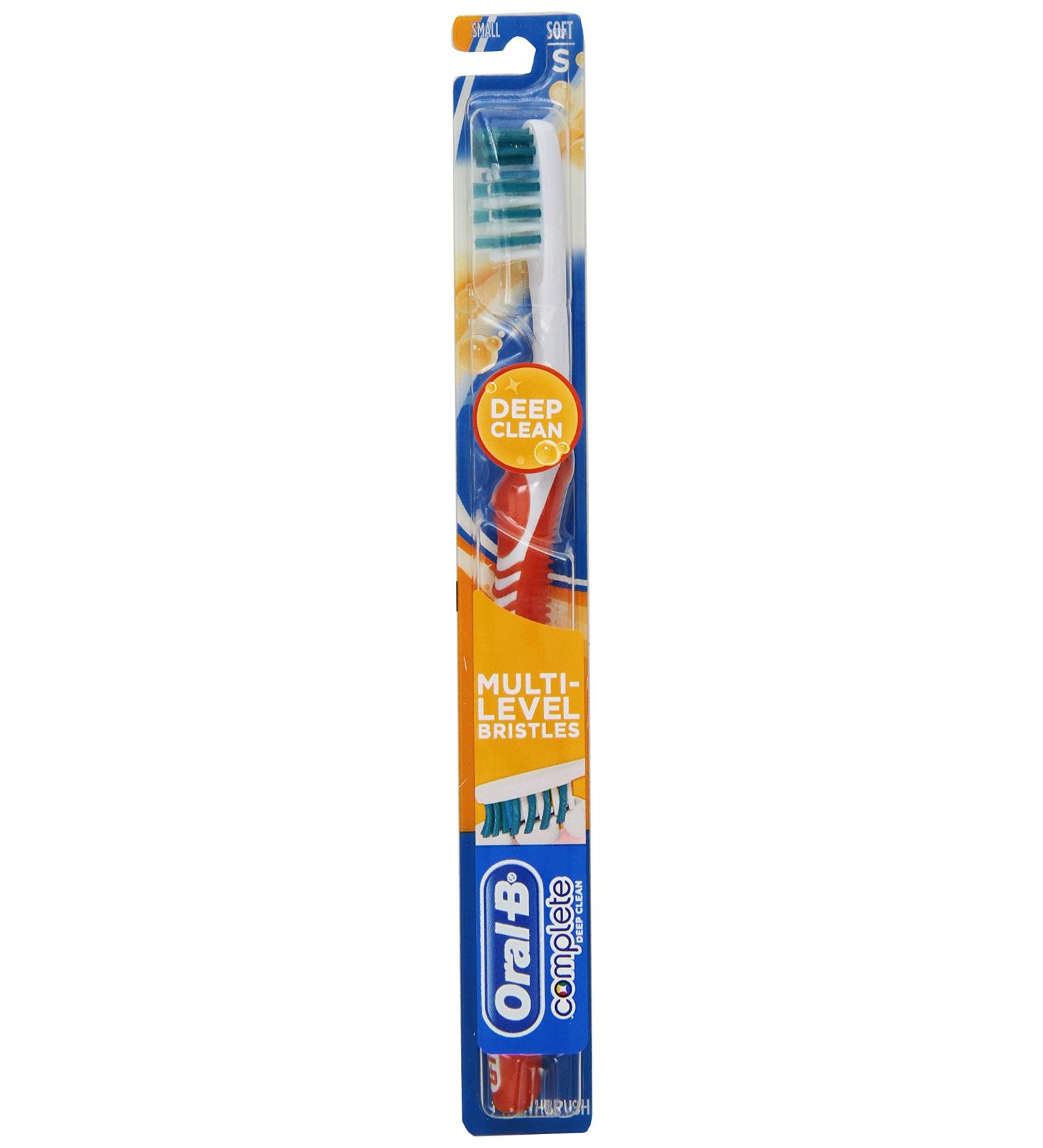 Oral-B Complete Advantage Deep Clean Manual Toothbrushes mixed colors Soft/Small (Pack of 6)