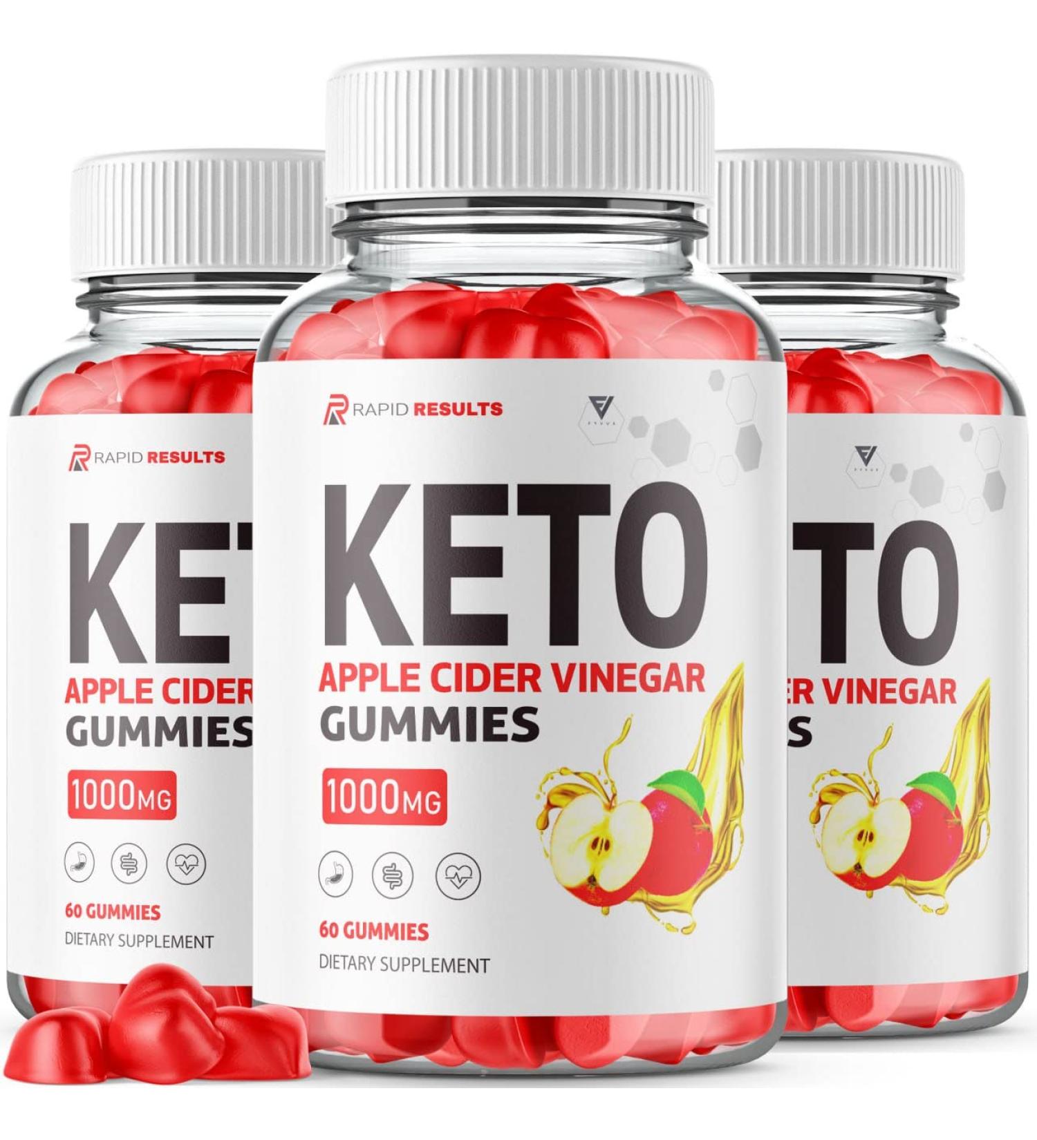 (3 Pack) Rapid Results Keto ACV Gummies - Rapid Results Keto ACV Gummies Advanced Weight Loss Rapid Results Keto Plus Apple Cider Vinegar AVC Oprah Winfrey Supplement Beet Root Vit B12 (180 Gummies) - Buy Online on GoSupps.com