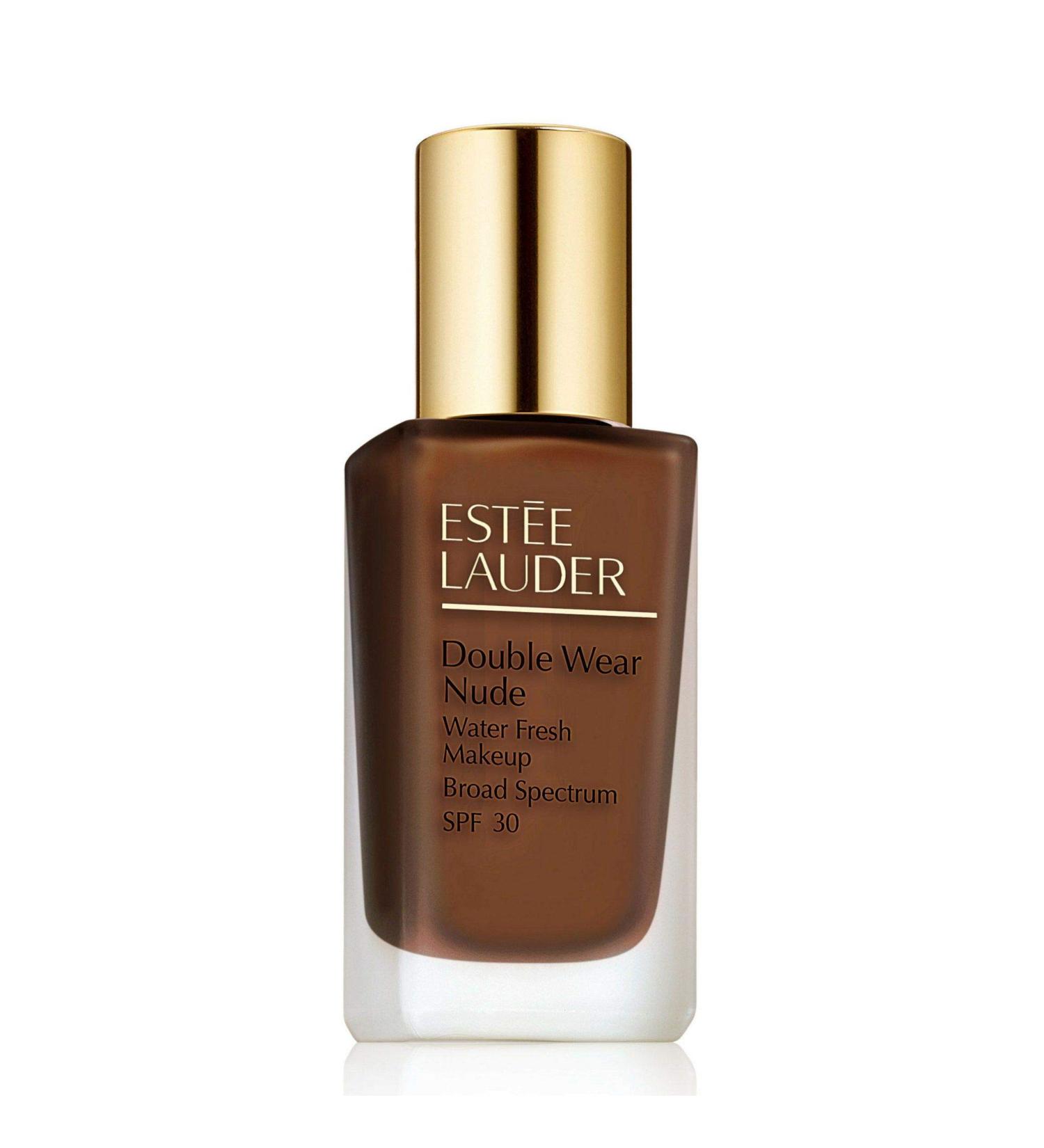 Estee Lauder (ESU7J) Double Wear Nude Water Fresh Makeup - 7n1 - Deep Amber 1 Oz for Women  1 Fl Oz
