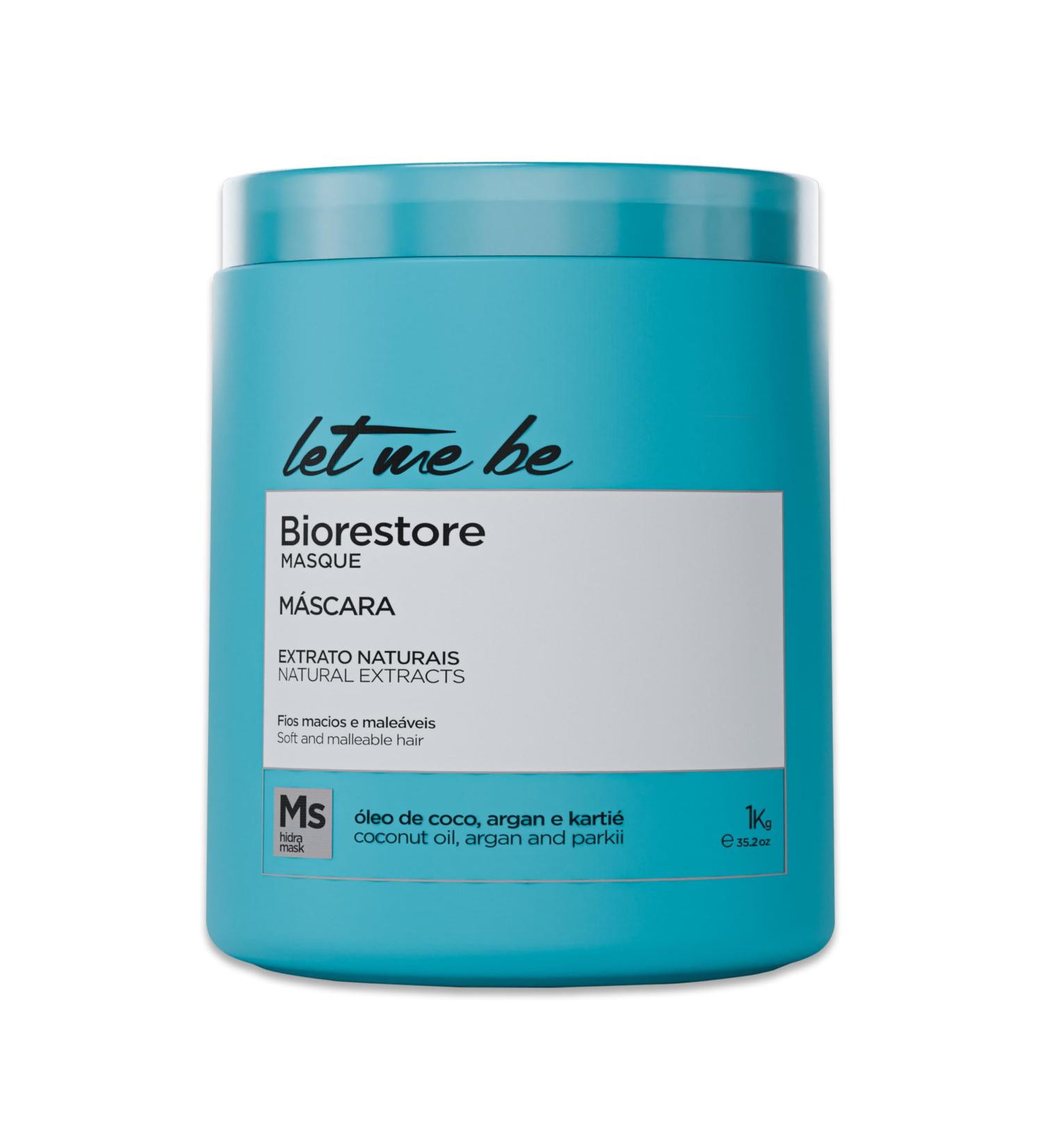 Let Me Be Biorestore Ultra Hydration Mask keratin and vitamin E maximum hydration and nutrition 1 kg white - Buy Online on GoSupps.com
