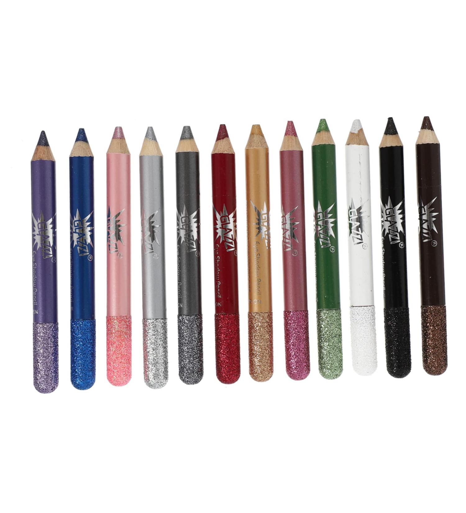 Balacoo 12pcs Pearlescent Eyeshadow Pencil Eyeliner Brush Shine Girl - Buy Online on GoSupps.com