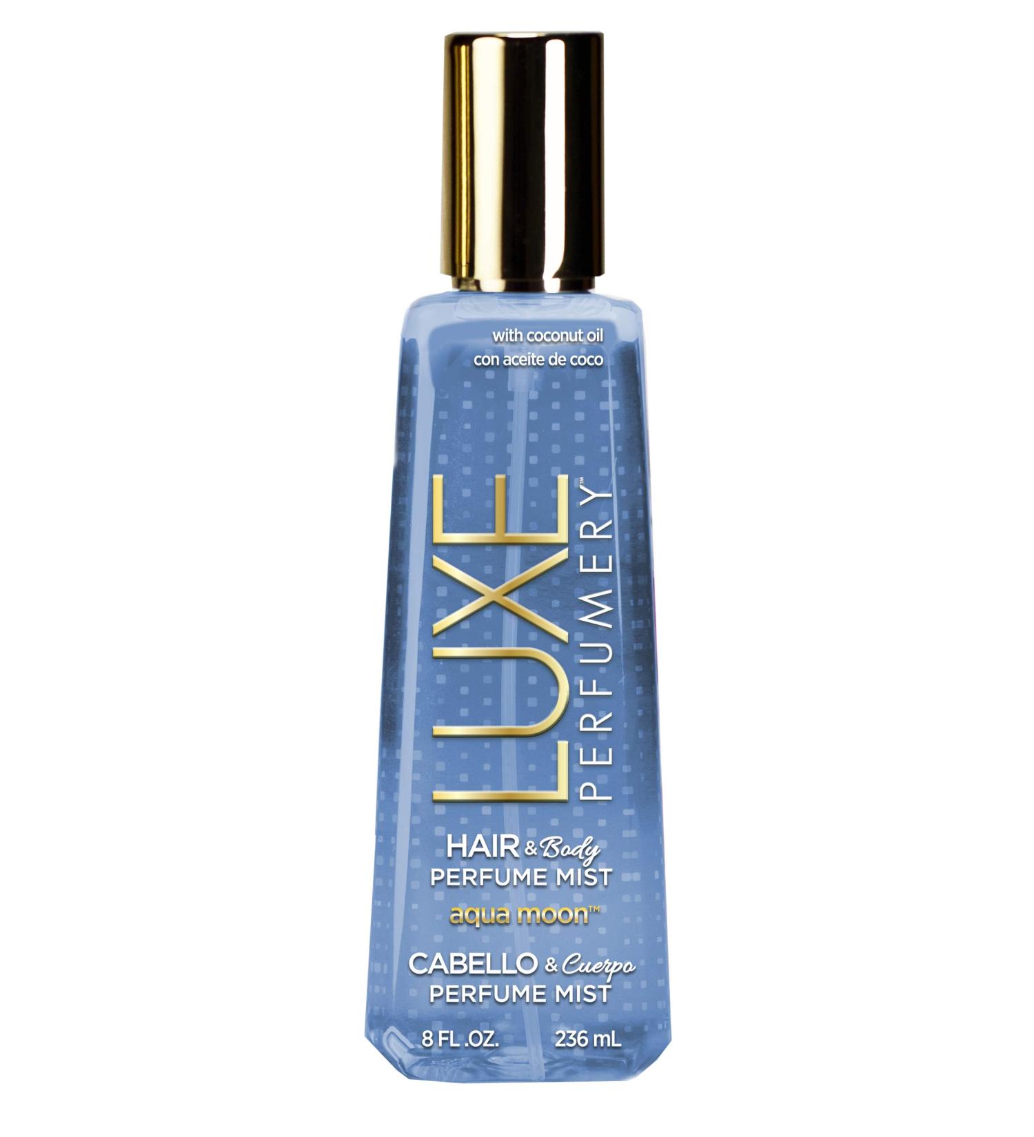 Luxe Perfumery Aqua Moon Hair & Body Perfume Mist - 8 Fl Oz (Pack of 1) - Buy Online on GoSupps.com