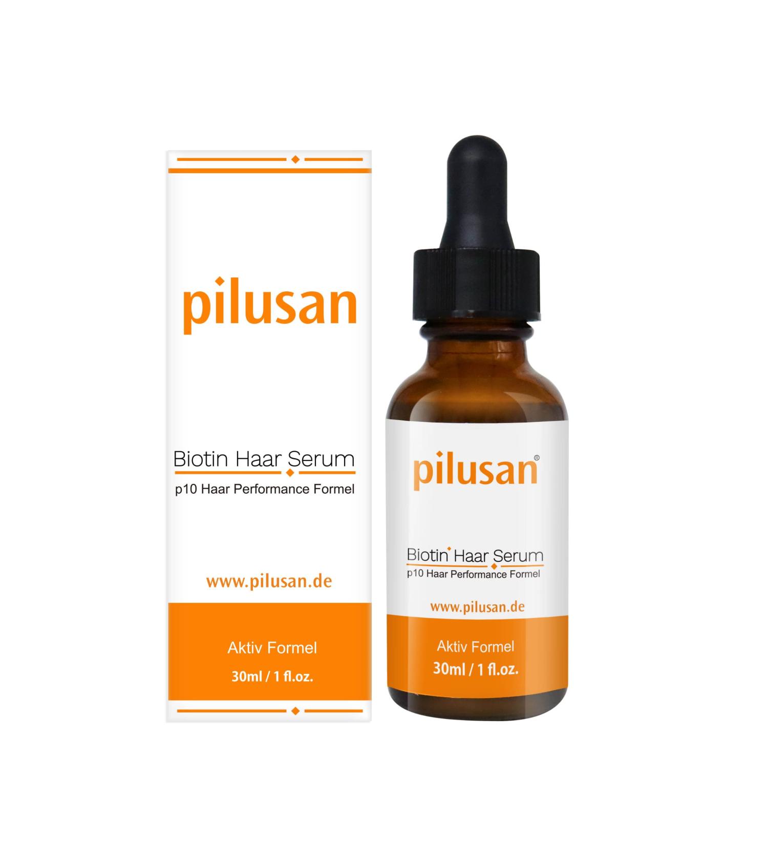 Pilusan Biotin Hair Serum - Keratin Treatment for Stressed Hair | Nourishing Silicone & Paraben-Free Oil | Best Hair Serum for Women & Men | Dermasafe Plus - Buy Online on GoSupps.com