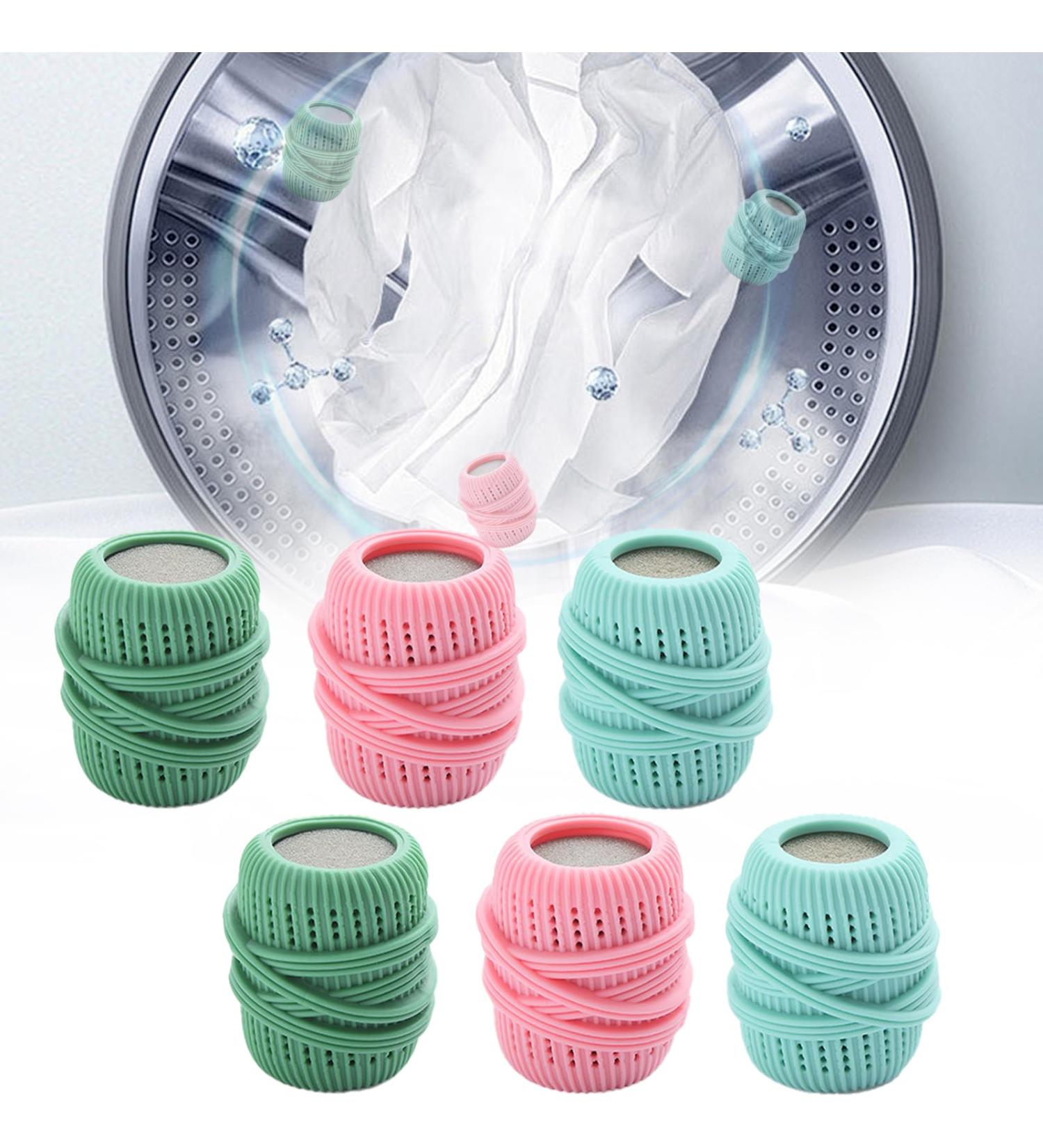 Ball Dispenser for Fabric Softener Fabric Softener Dispenser Laundry Balls Fabric Softener Ball Dispenser Fabric Softener Balls for Washer Removal and Reusable for Washer (6 Pcs) - Buy Online on GoSupps.com