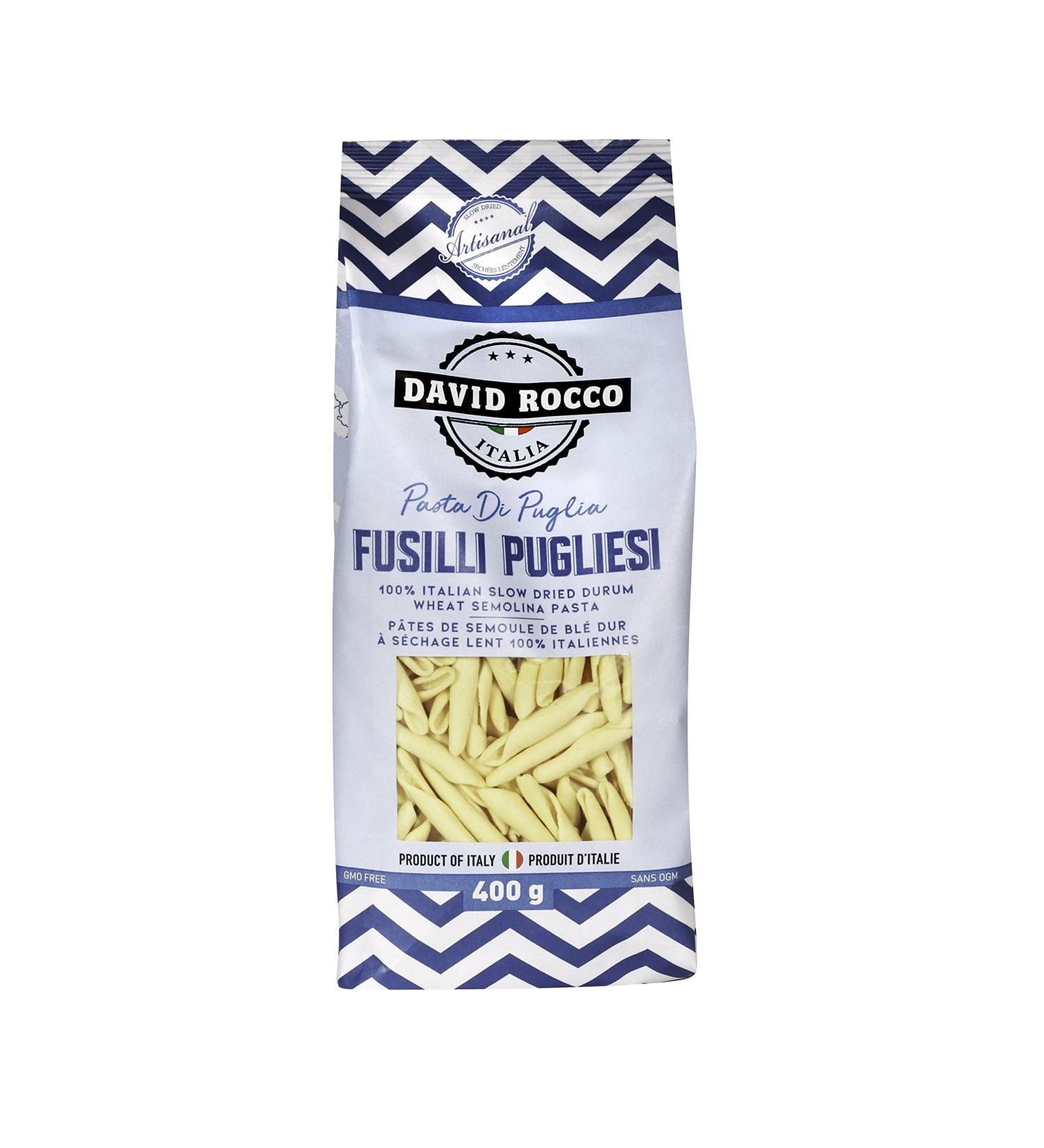 David Rocco Pasta Fusilli Pugliese 400 g - Buy Online on GoSupps.com