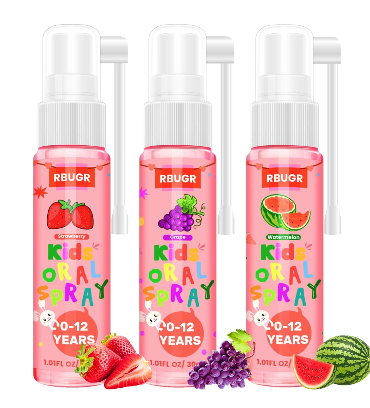 Kids Oral Spray 3PCS Toddler Toothpaste Helper for Cavity Repair & Fresh Breath Kids Probiotic Mouth Spray with Fluoride Free for Newborn to 12 Years 3 Flavors(Total 3.03fl oz) 1 Fl Oz (Pack of 3) - Buy Online on GoSupps.com