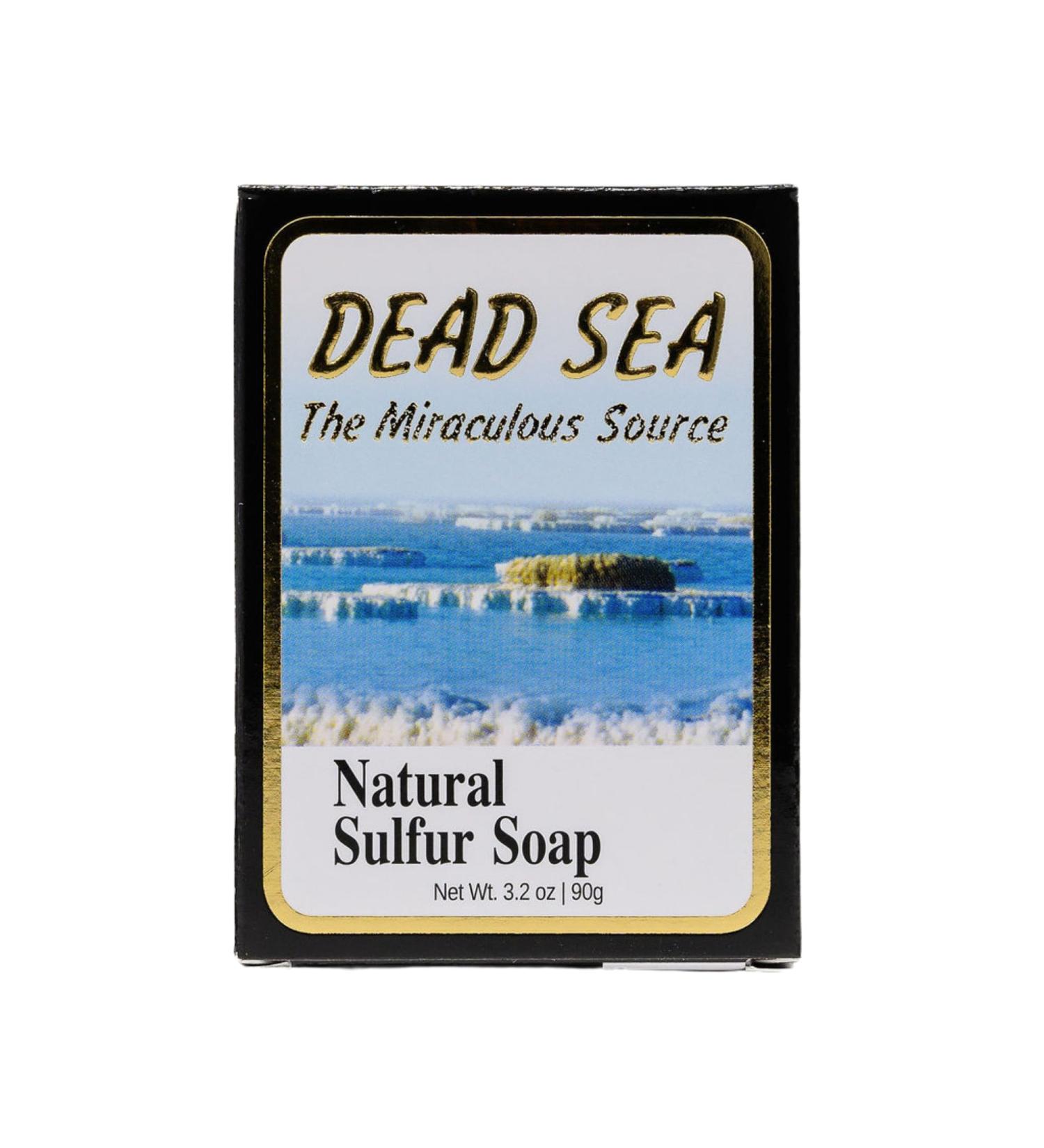 Buy Malki Dead Sea Natural Sulfur Soap | Soothing Face & Body Bar for Acne & Dry Skin Shop Internationally - Buy Online on GoSupps.com