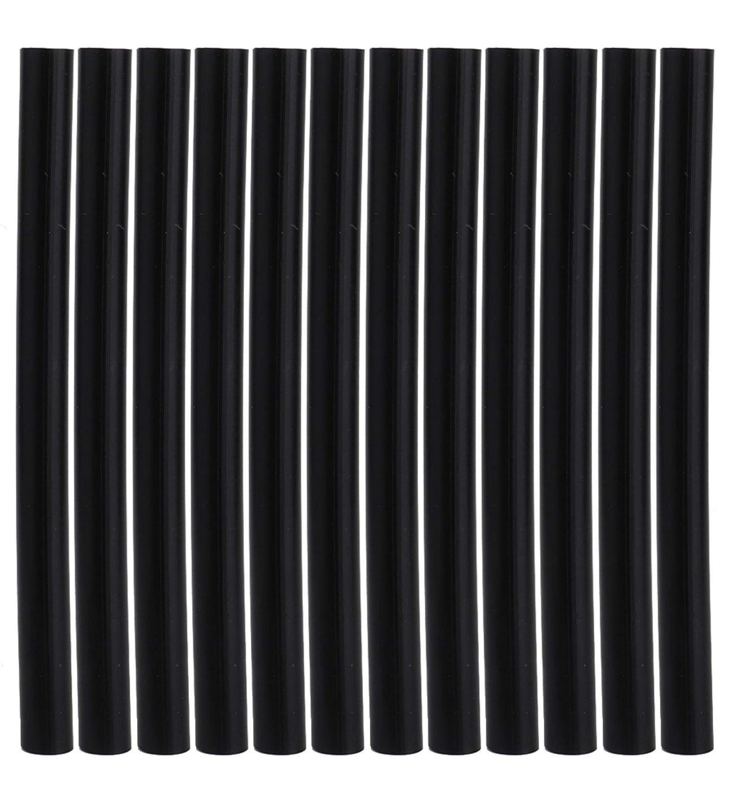 12PCs Professional Hair Extension Sticks - Keratin Glue Adhesive for Wig Styling | Hot Melt Bonding Tool (Black) - Buy Online on GoSupps.com