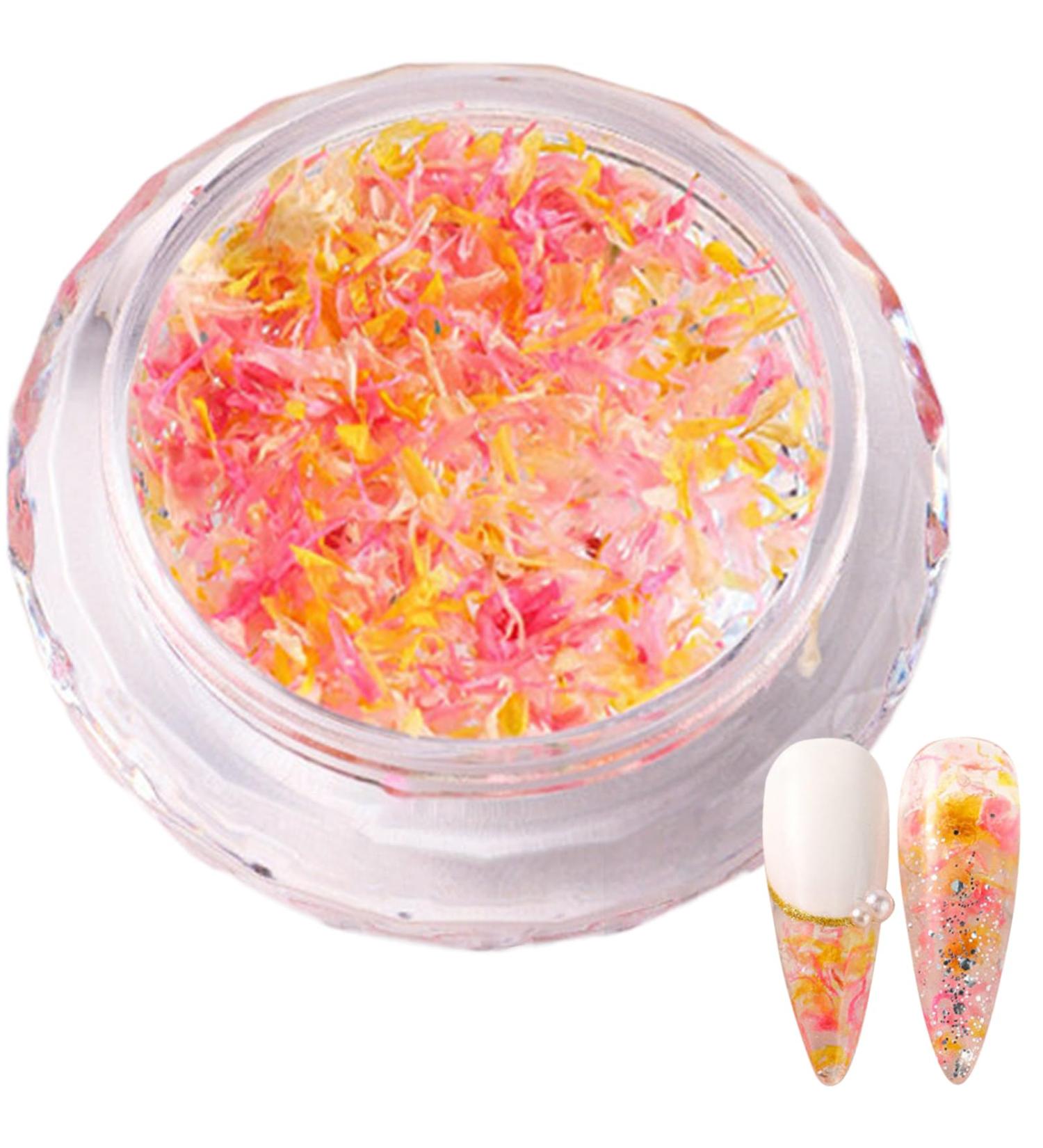 1Box 3D Dried Flower Nails Art Nail Accessories Elegant Nails Art Adornments Decoration Perfect For Nail Decoration Nails Art Decorations S053D - Buy Online on GoSupps.com