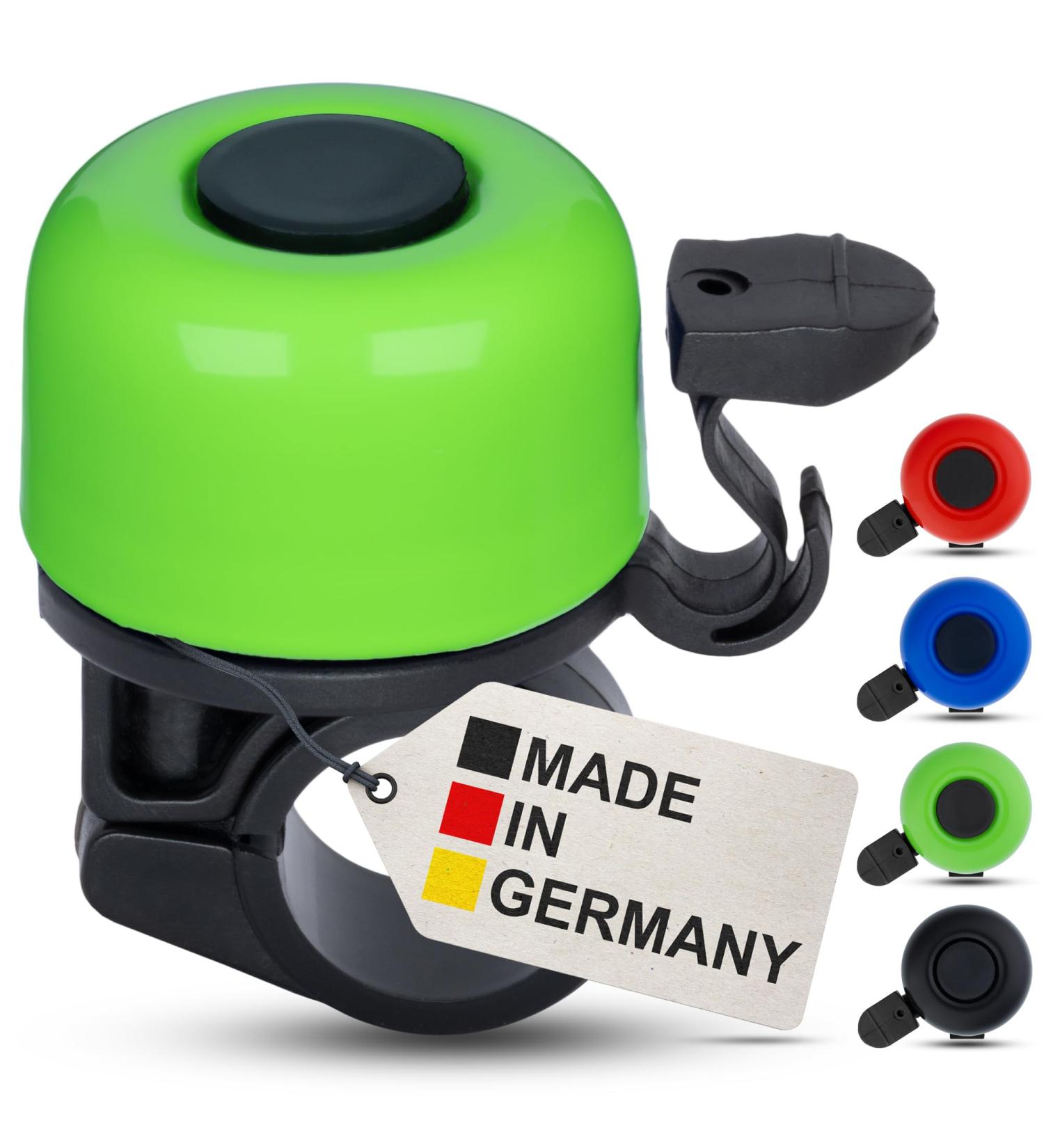 High-Quality Children's Bicycle Bell - Made in Germany | Green Bell for Kids | Perfect for Boys and Girls - Buy Online on GoSupps.com