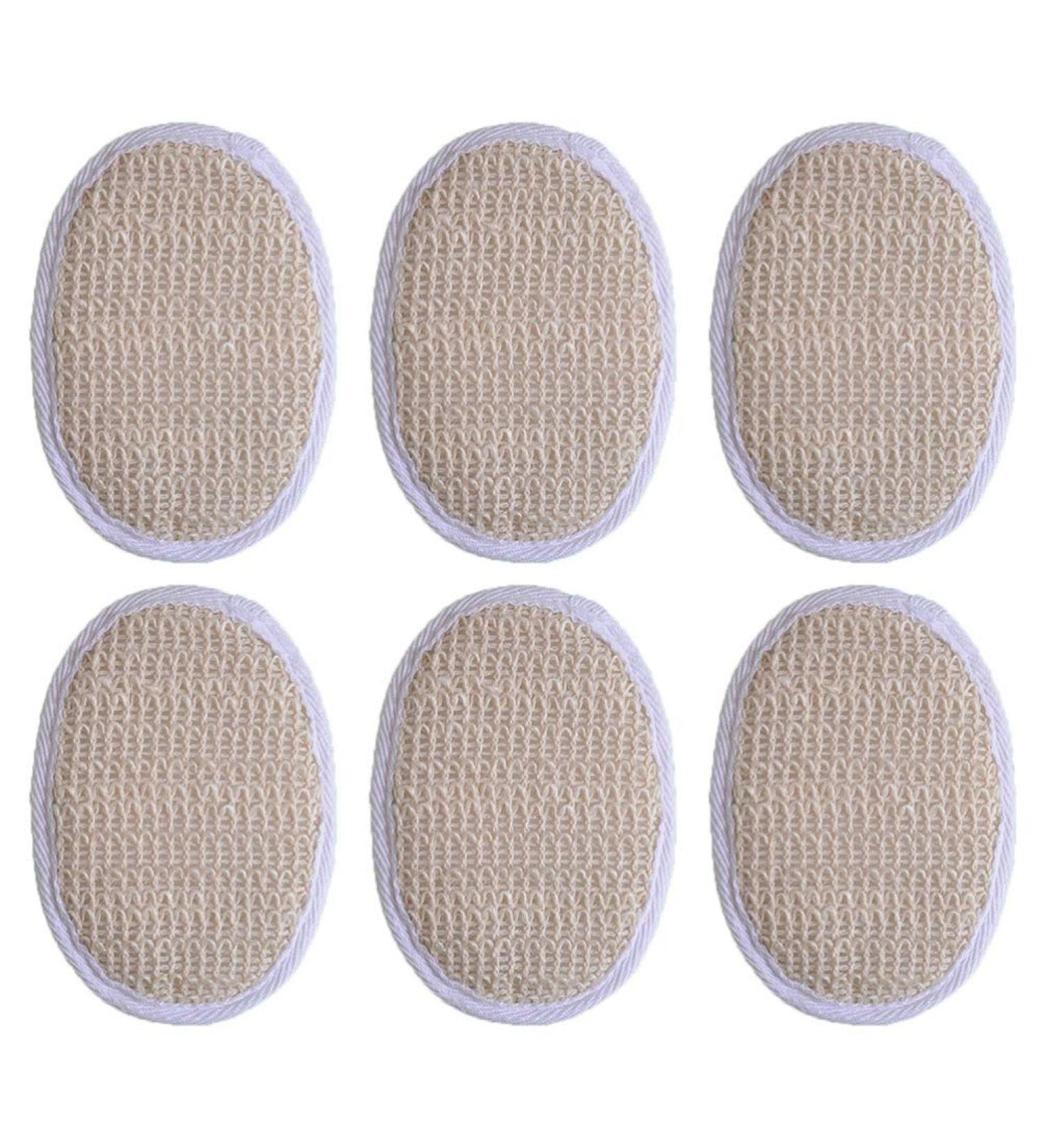 EXCEART 10pcs Exfoliating Brush & Loofah Sponge Set - Bath Scrubber Shower Towel Pads for Smooth Skin - Buy Online on GoSupps.com