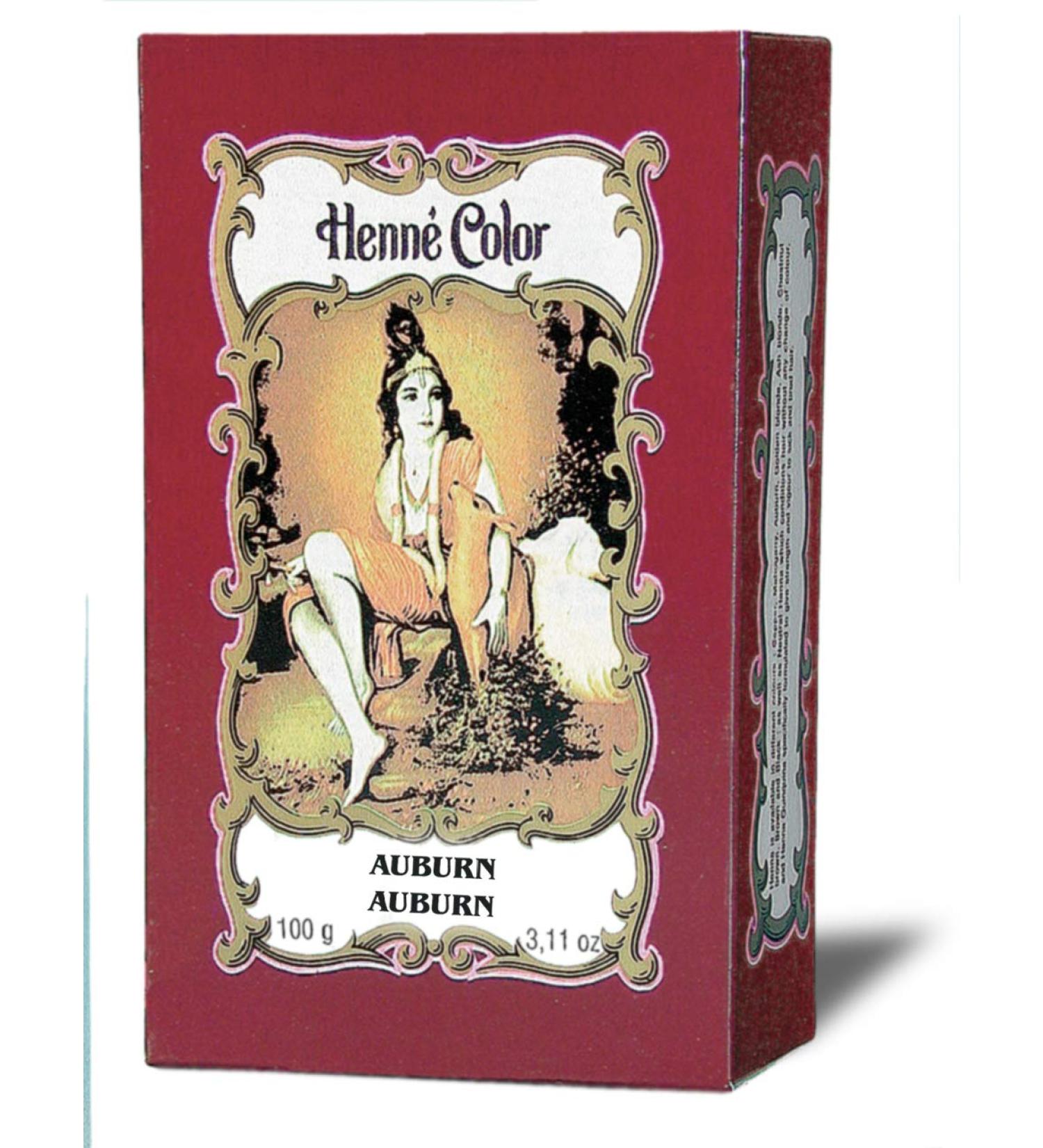 Buy Mahogany Dark (Auburn) Henna Hair Dye Powder - 100g Copper (1 Pack) - Natural Vegan & Long-lasting Color - Buy Online on GoSupps.com