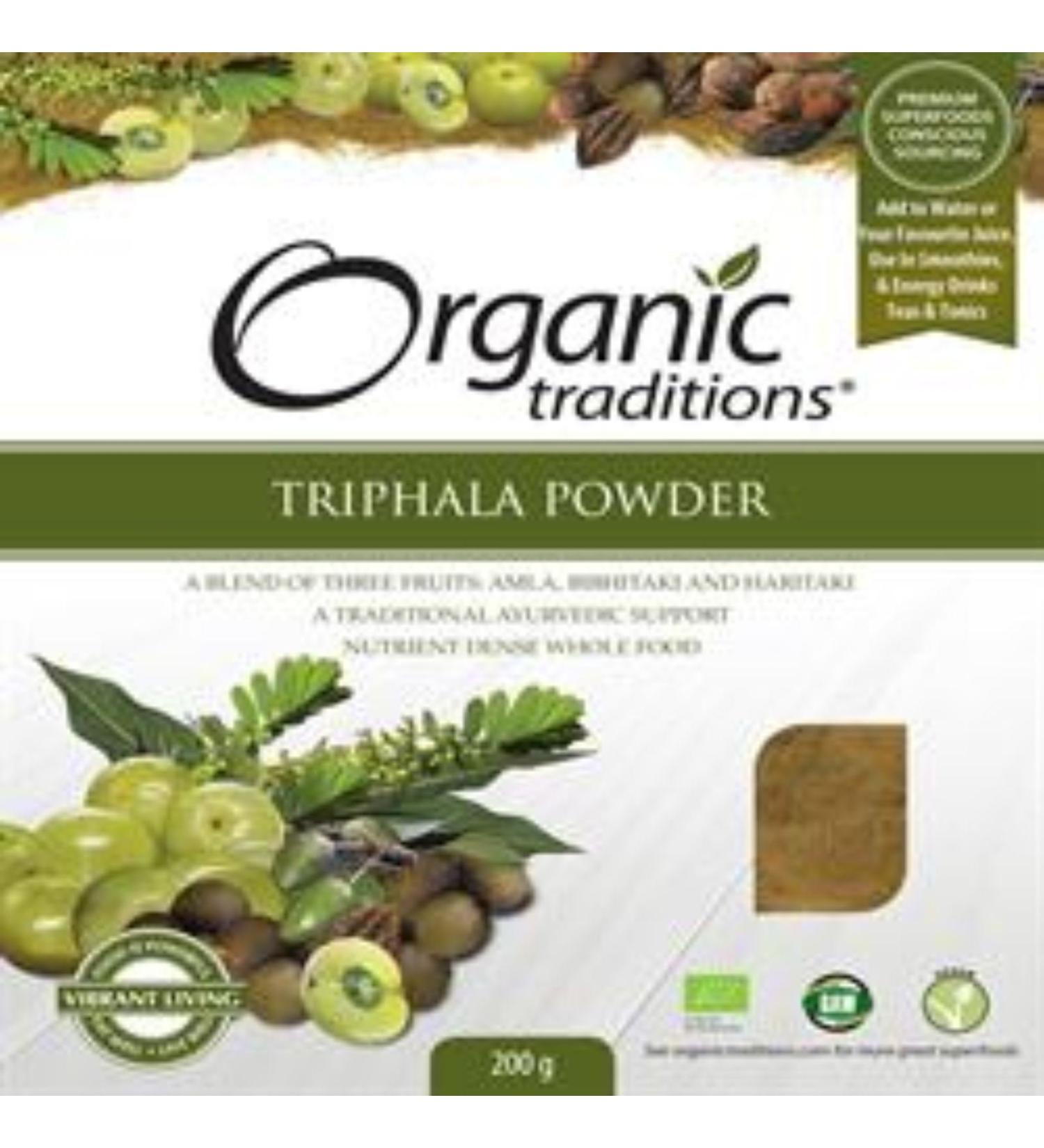Organic Traditions Triphala Powder 200g