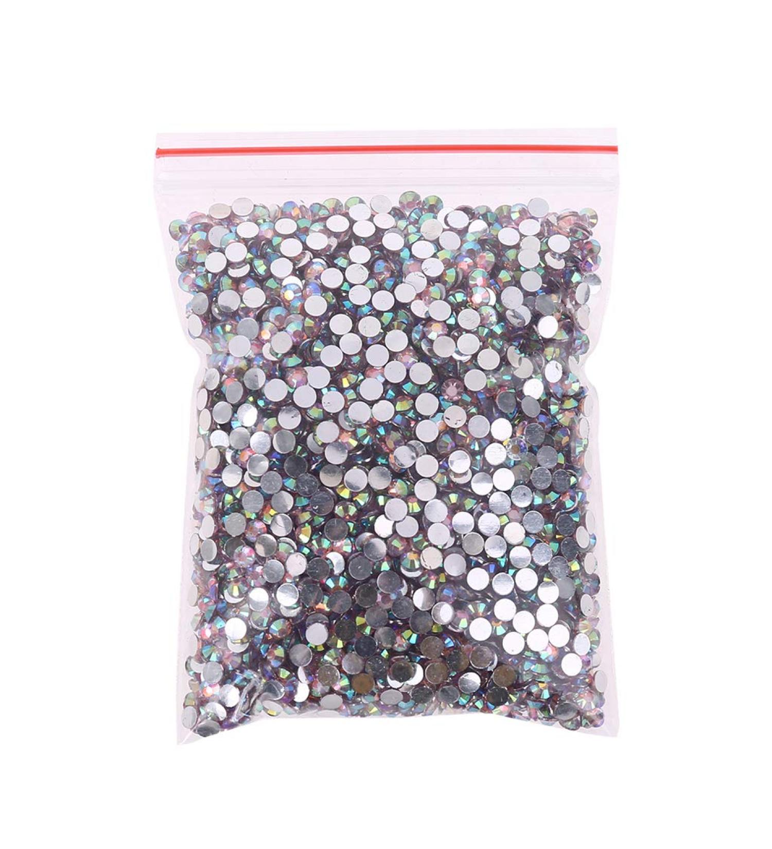5000pcs Flat Back Round Crystal Rhinestones for Art - Buy Online on GoSupps.com