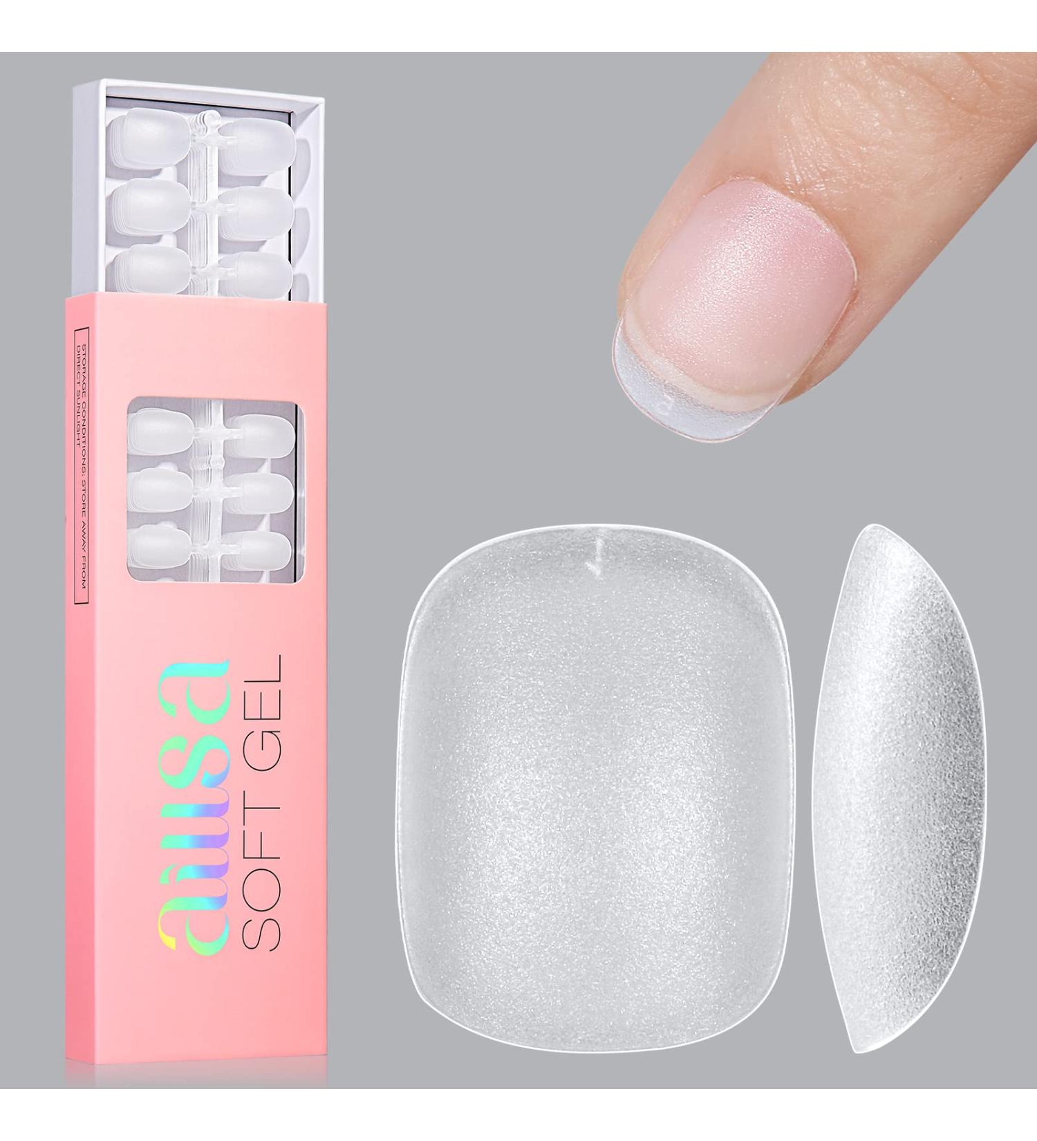AICLSA Ultra Short Oval Nail Tips - 240 PCS Full Cover Matte Soft Gel False Nails - DIY Press On Nails - 15 Sizes - Buy Online on GoSupps.com