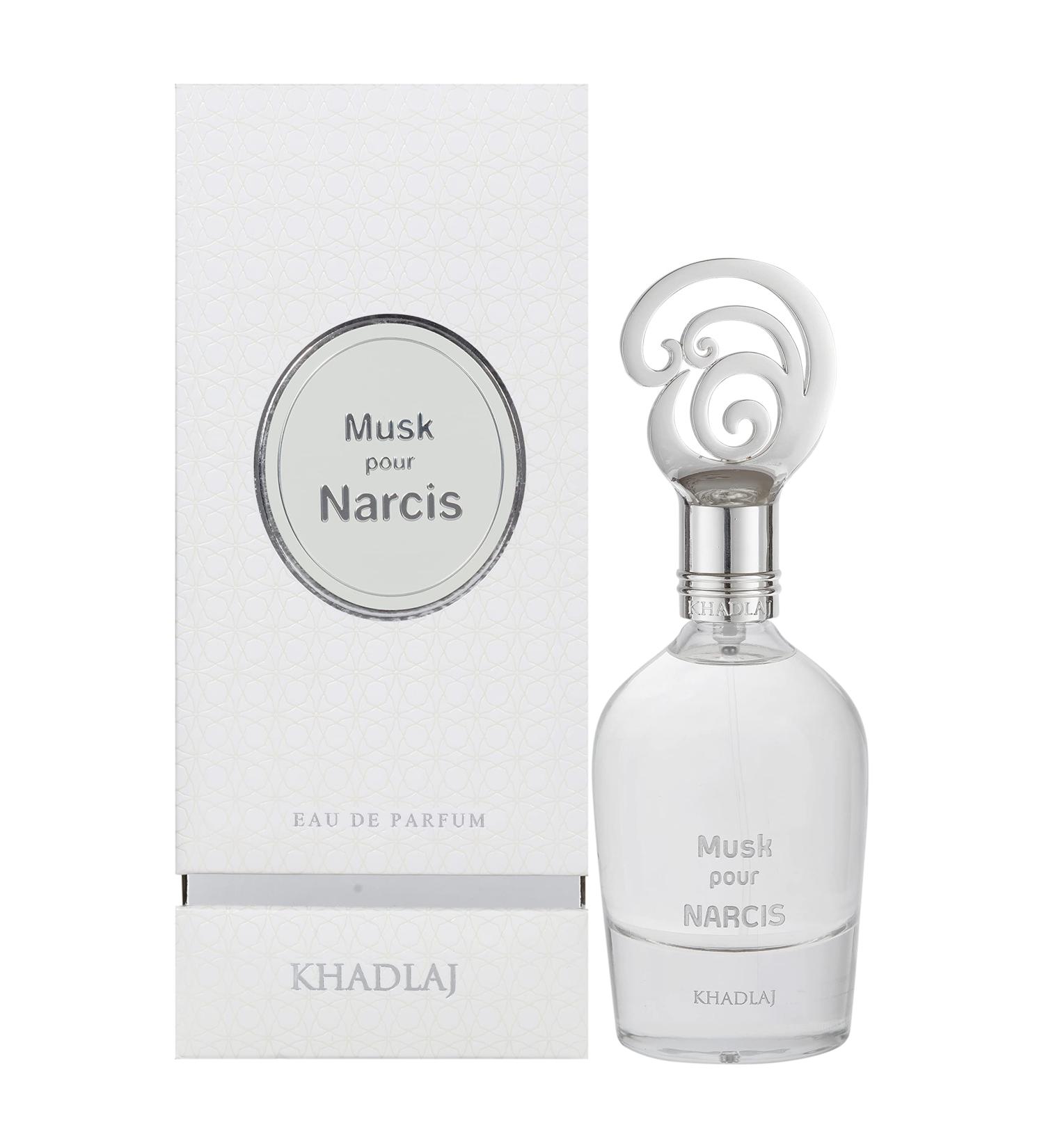 Khadlaj Musk Pour Narcis Eau De Parfum Spray 3.4 Ounce (Unisex) - Buy Online on GoSupps.com