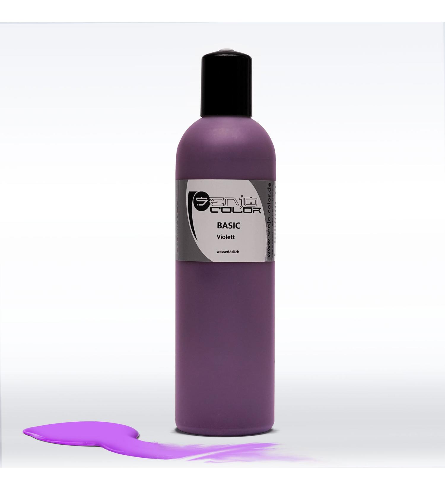Senjo Color Basic Body Painting - Water-Soluble Violet Face & Body Color 250ml | Festival Cosmetic Paint for All Skin Types - Buy Online on GoSupps.com