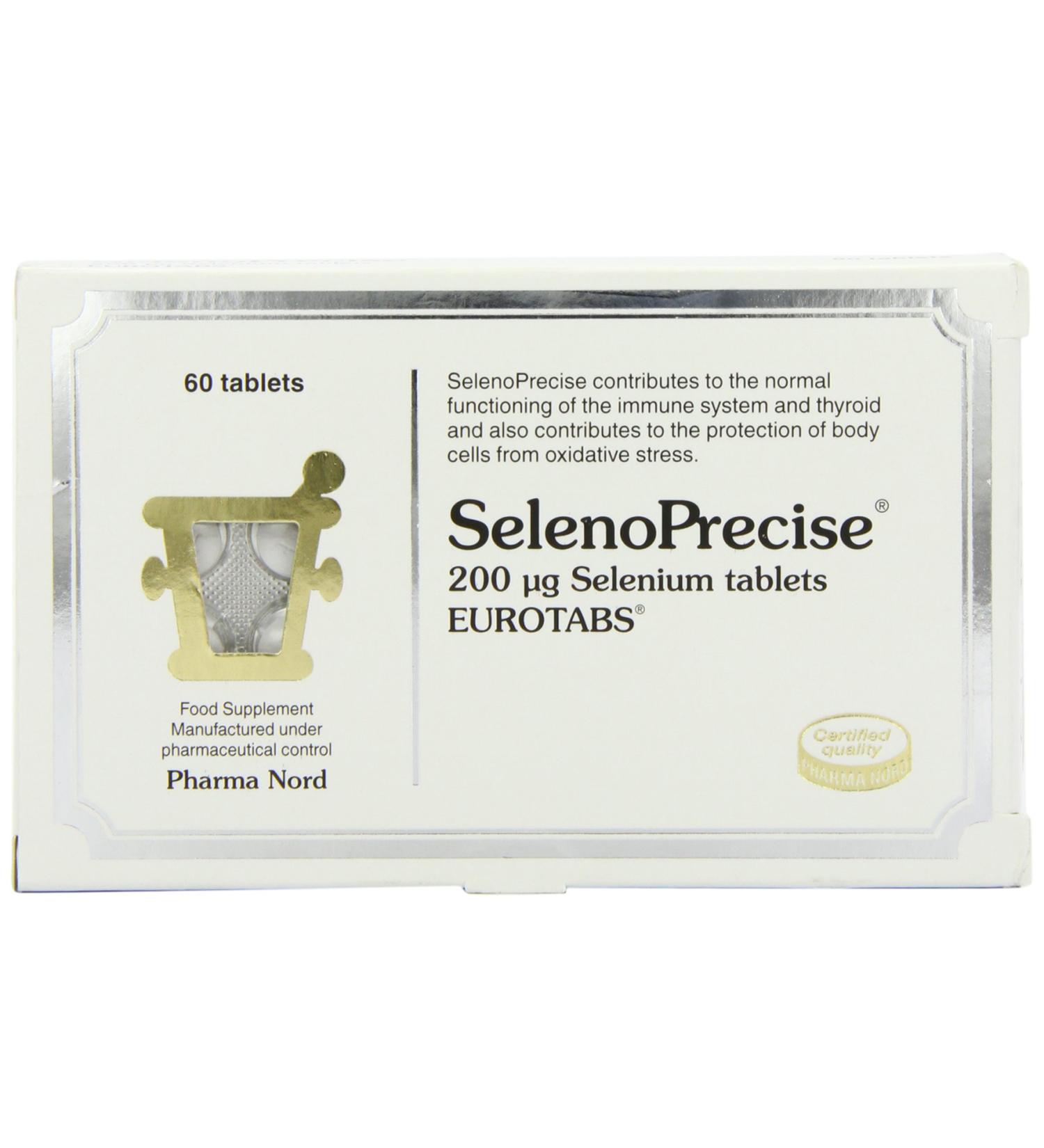 Pharma Nord Selenoprecise 60 Tablets - High-Quality Selenium Supplement - Buy Online on GoSupps.com