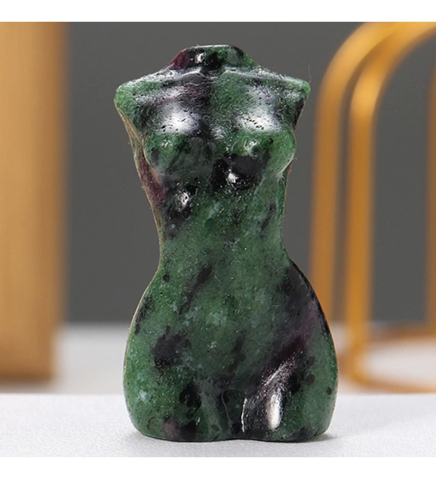 Crystal Female Body Crystals Mini Handmade Natural Crystal Stone Strawberry Quartz Body Statue Carved Crafts Polished Figurine Home Ornament Gift 1PC PEIQIYIN ERBDRGAZ (Color : Dark Green Size : 1P 1PC Dark Green - Buy Online on GoSupps.com