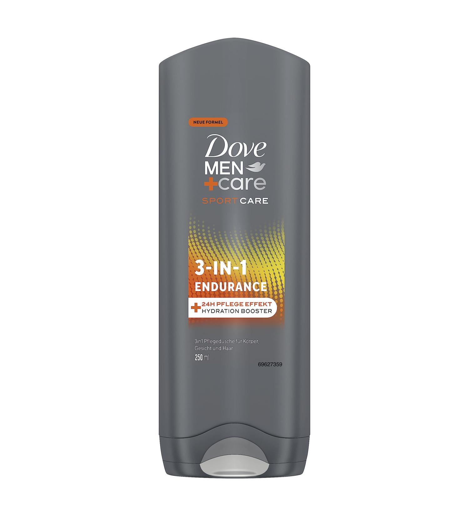 Dove Men+Care Shower Gel 3-in-1 Endurance 250 ml - Refreshing Clean for Men | Shop Internationally - Buy Online on GoSupps.com