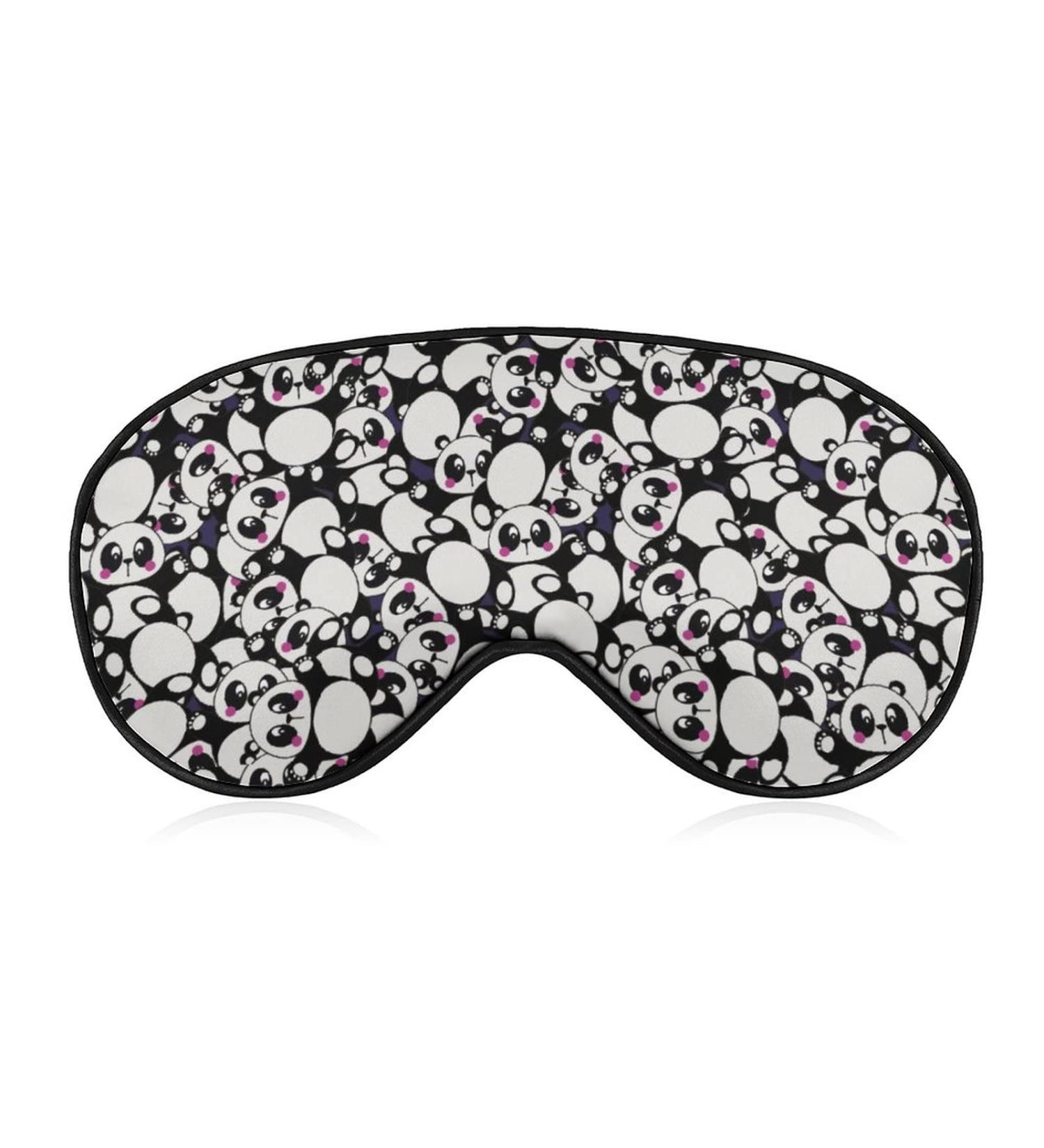 Cute Kids Panda Sleep Mask - Adjustable Eye Shades for Women | Comfortable & Fun Sleep Cover - Buy Online on GoSupps.com