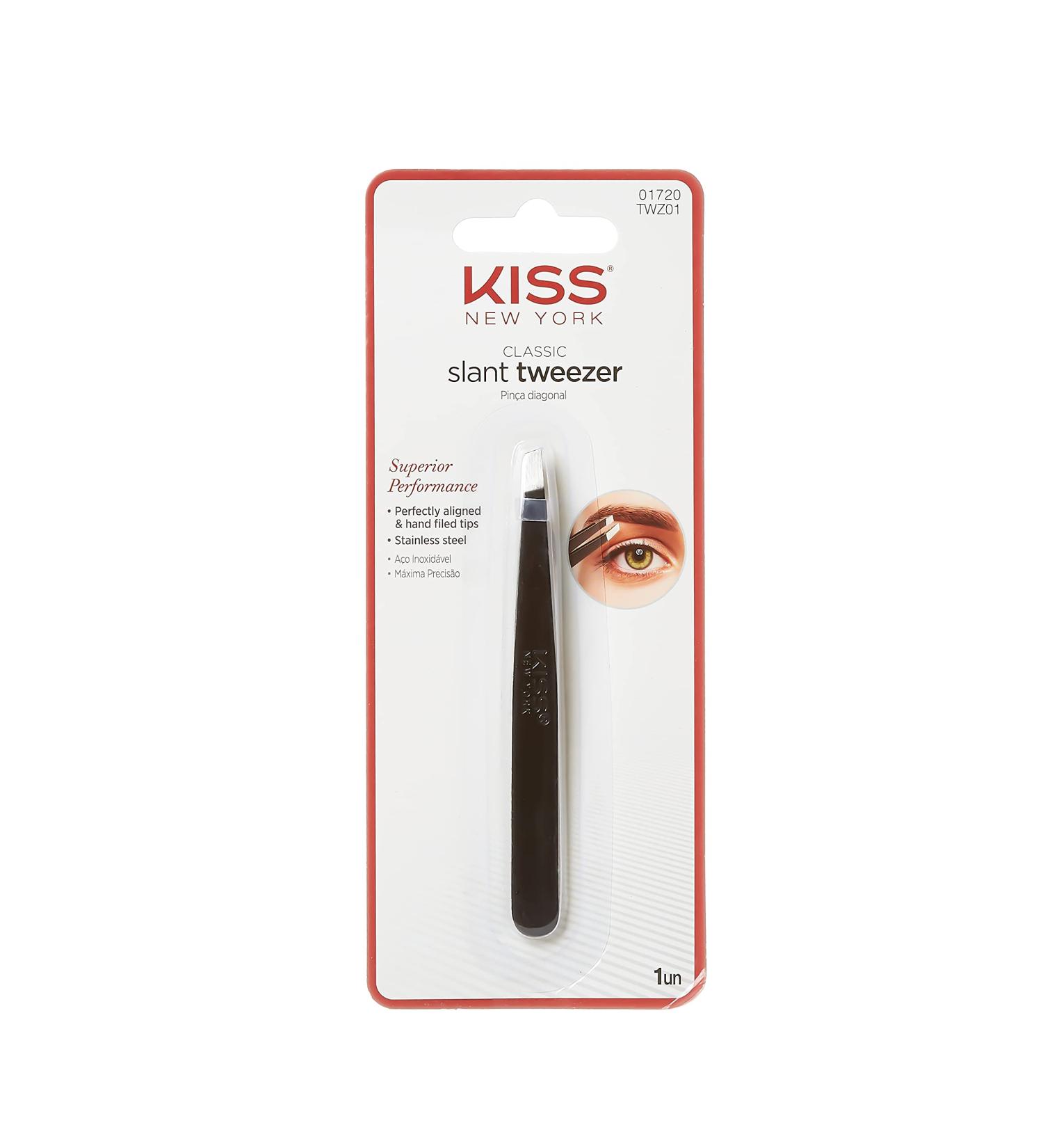 Kiss New York Tweezer Premium Precision Slant Tip - TWZ01 | Shop Now - Buy Online on GoSupps.com