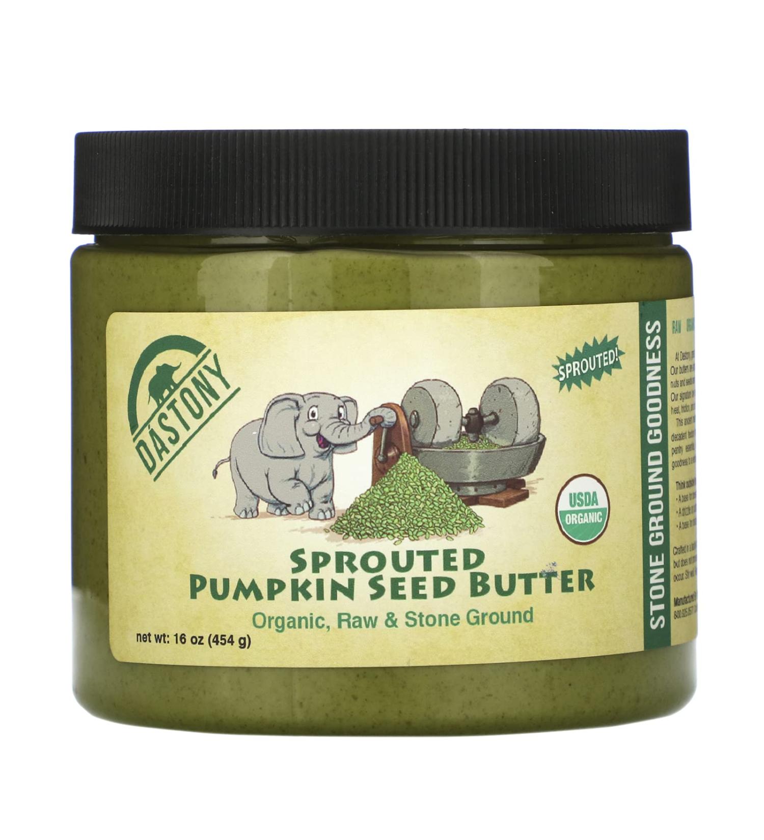 Dastony Organic Sprouted Pumpkin Seed Butter 16 oz ( 454 g)