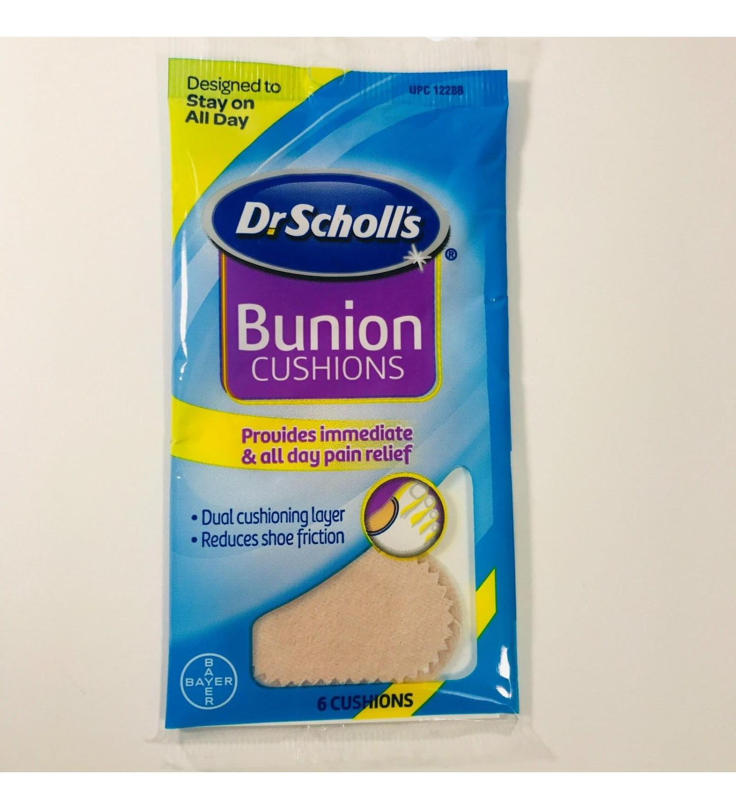 Buy Dr. Scholl's Bunion Cushions - 6-Count Packages (Pack of 8) for Ultimate Relief | International Shipping Available - Buy Online on GoSupps.com