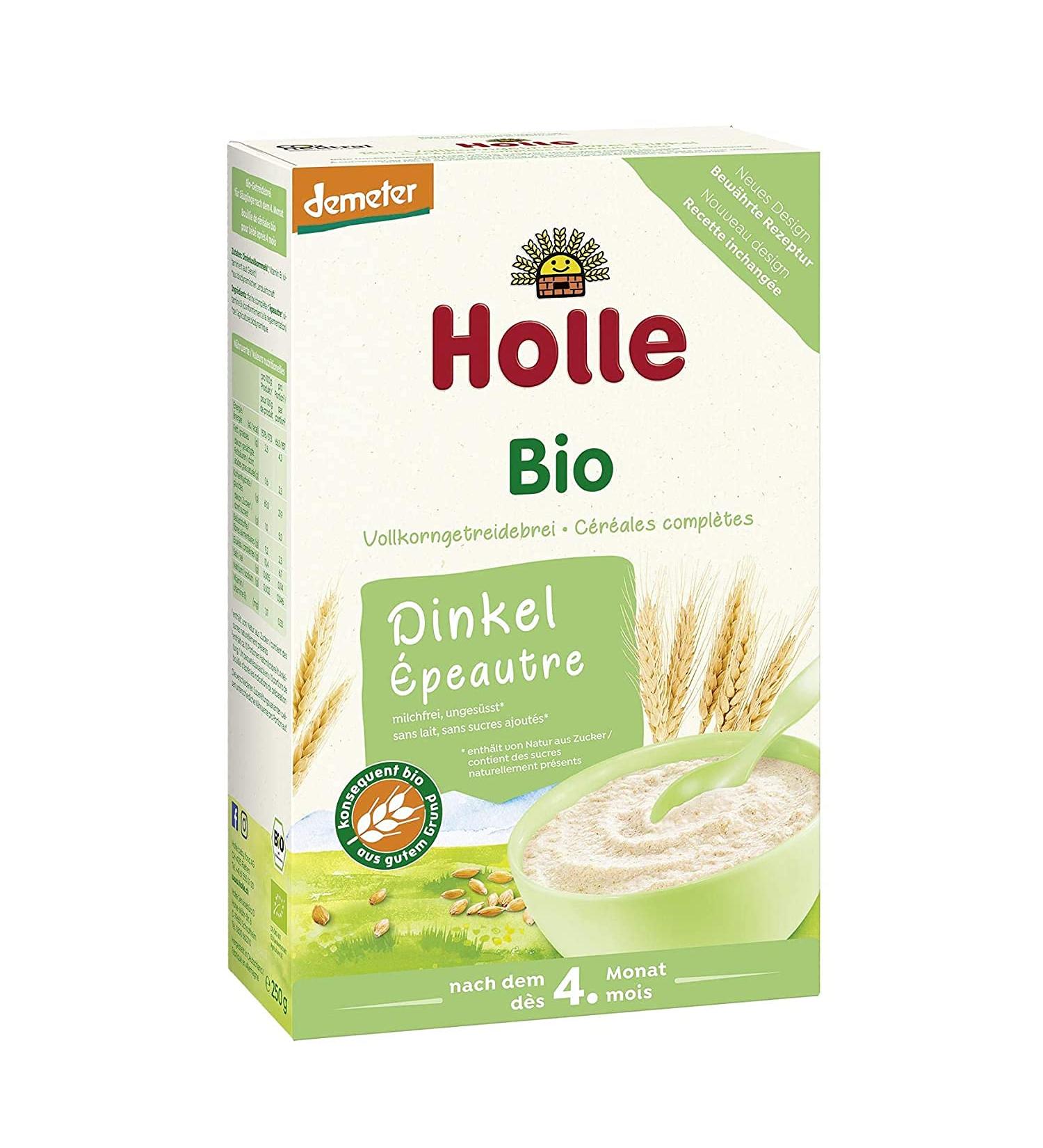 Holle organic whole grain spelt porridge (2 x 250 gr)