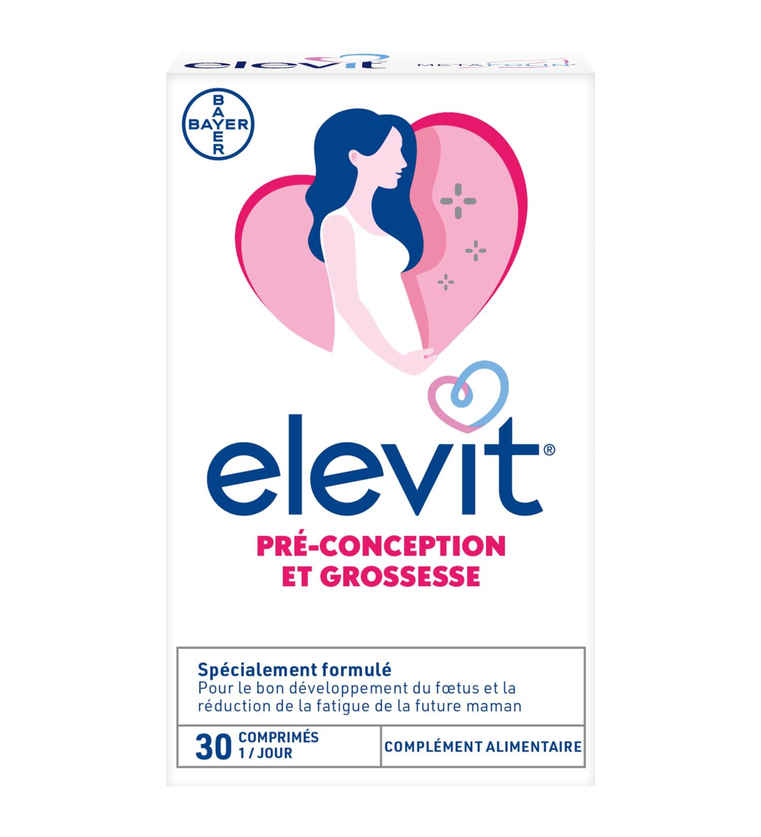 Elevit - 20 Vitamins and minerals - 30 tablets - Buy Online on GoSupps.com