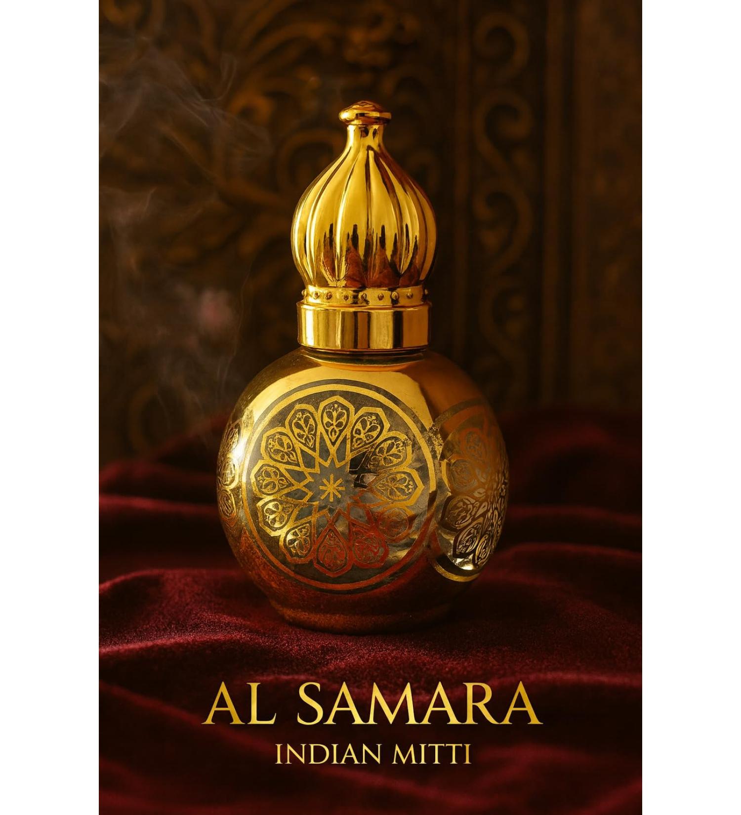 Al Samara Indian Mitti Attar 12 ml Earthy Fragrance Oil in an Elegant Ornate Bottle - Buy Online on GoSupps.com