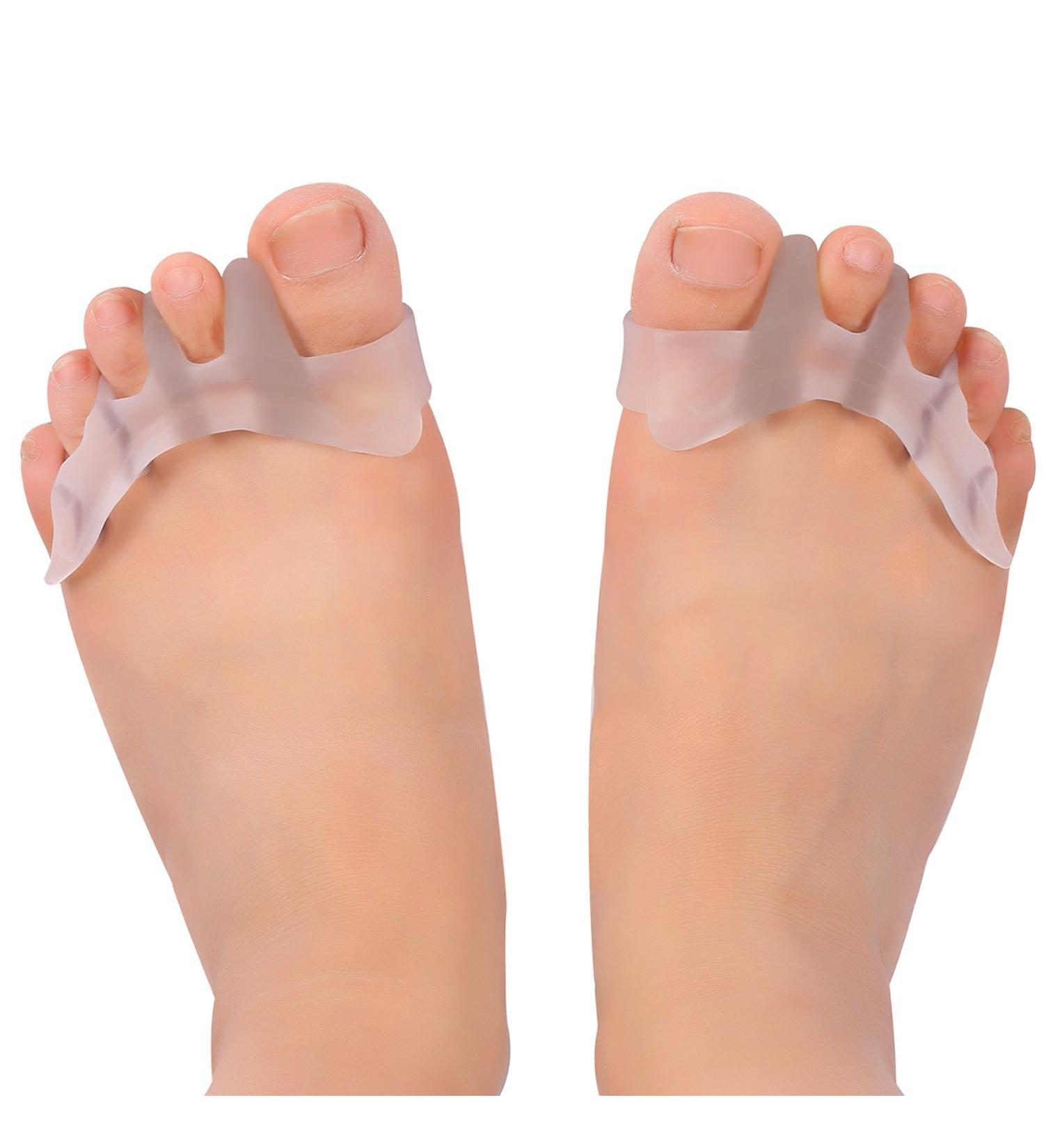 Soft Silicone Gel Toe Separator for Hallux Valgus Relief - Bunion Spreader for Men & Women | International Shipping Available - Buy Online on GoSupps.com