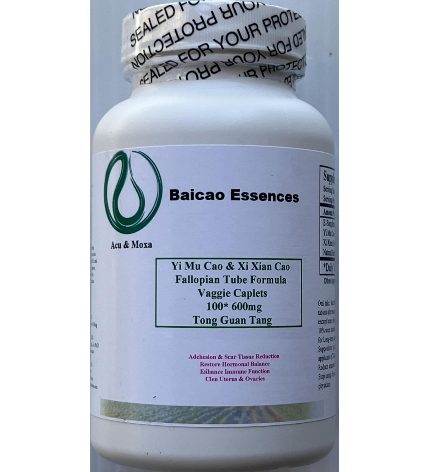 Generic Motherwort Herb & St. Paul s Wort Xi Xian Cao & Yi Mu Cao Fallopian Tube Formula 100 Caplets - Buy Online on GoSupps.com