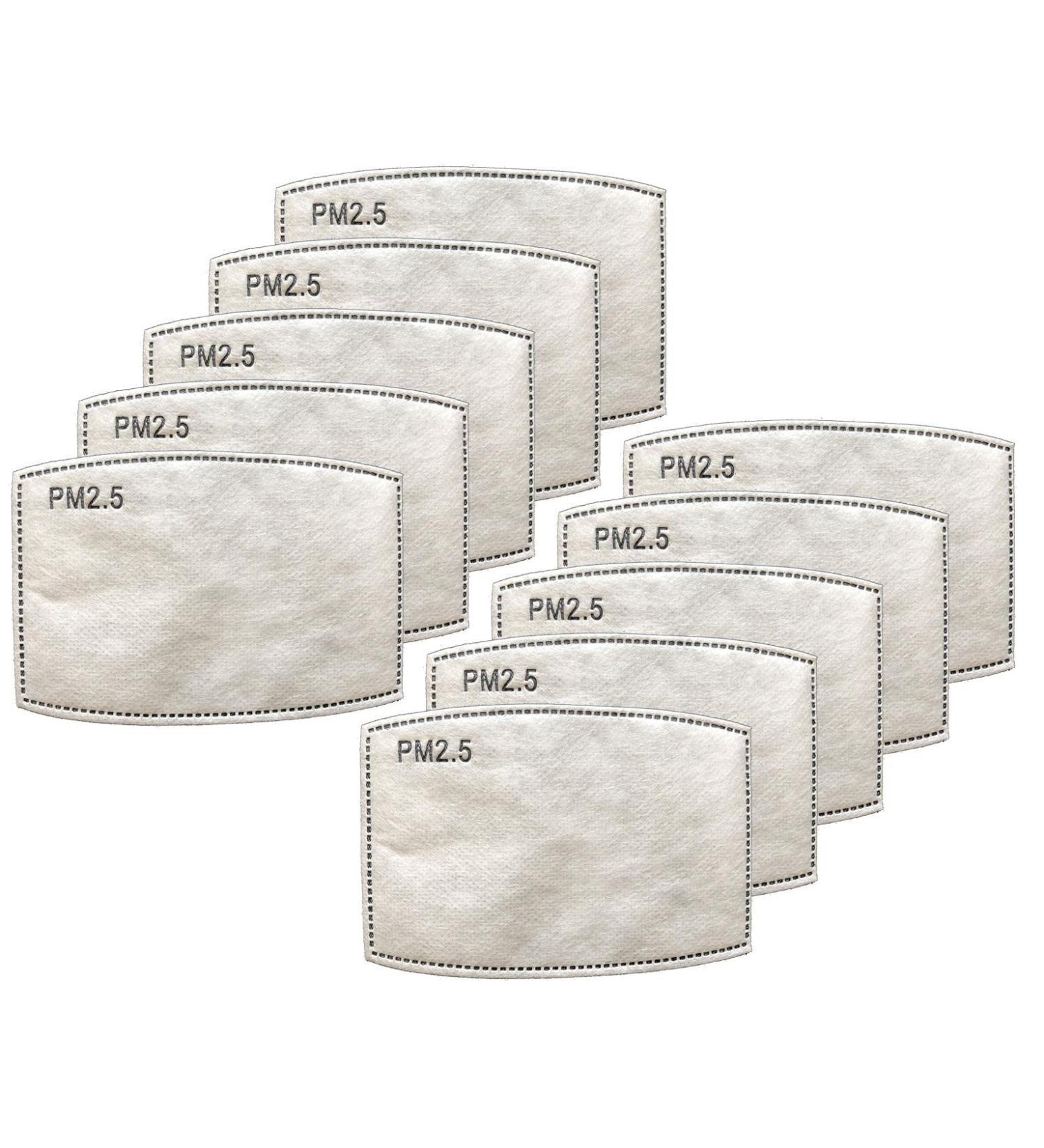 50x PM2.5 Activated Carbon Filters for Face Coverings - 5-Layer Replaceable Inserts by Skootway - UK Seller - Buy Online on GoSupps.com