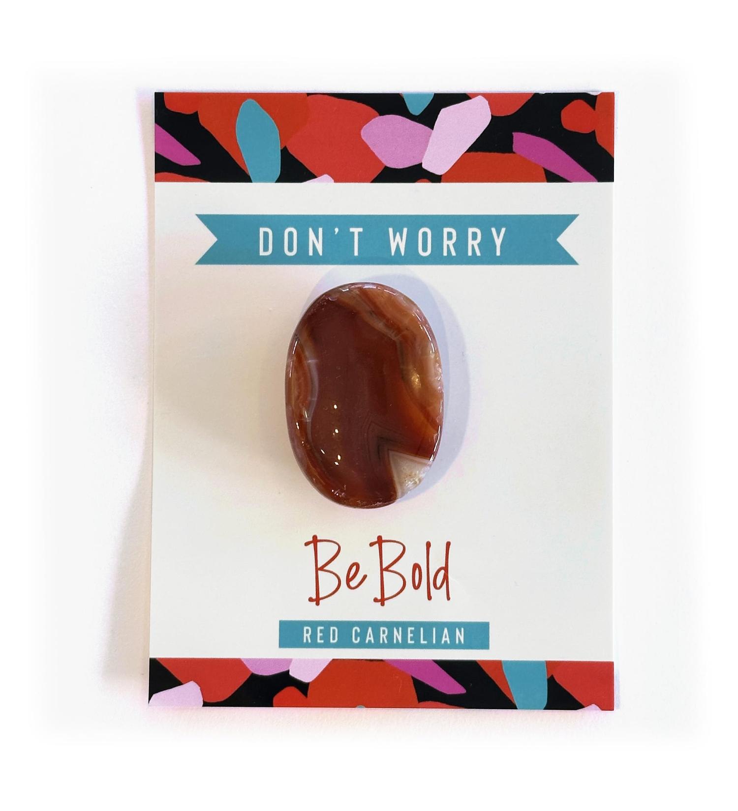 Red Carnelian Healing Crystal Thumb Worry Stone - Motivation, Creativity, Stress Relief - Energy Reiki Chakra Gift - Buy Online on GoSupps.com