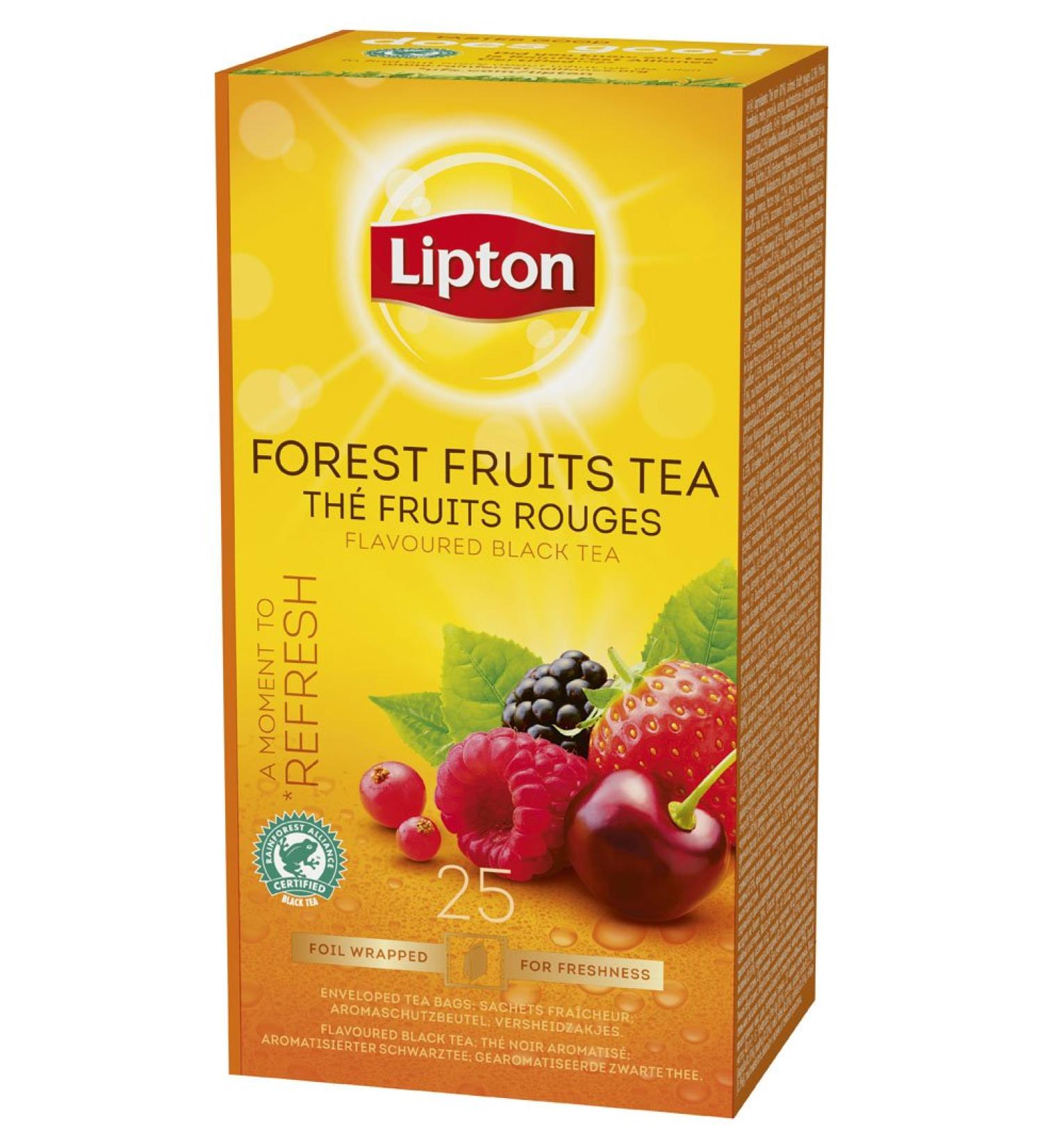  Lipton Lipton Feel Good Selection Black Tea Red Fruits 25 Bags - Buy Online on GoSupps.com