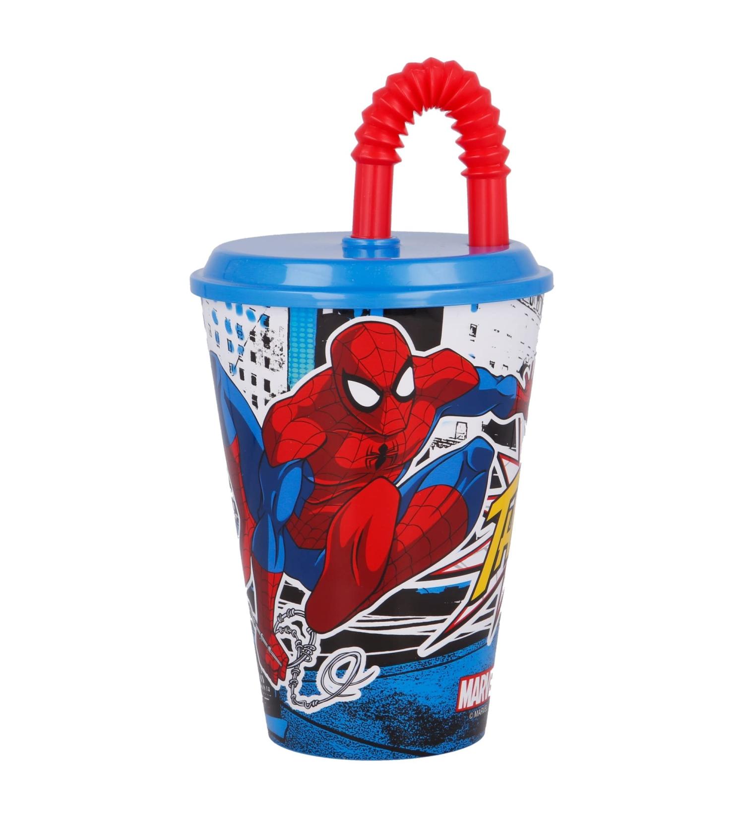 Buy STOR EASY CANE GLASS 430 ML - Spiderman Streets | International Shipping Available - Buy Online on GoSupps.com