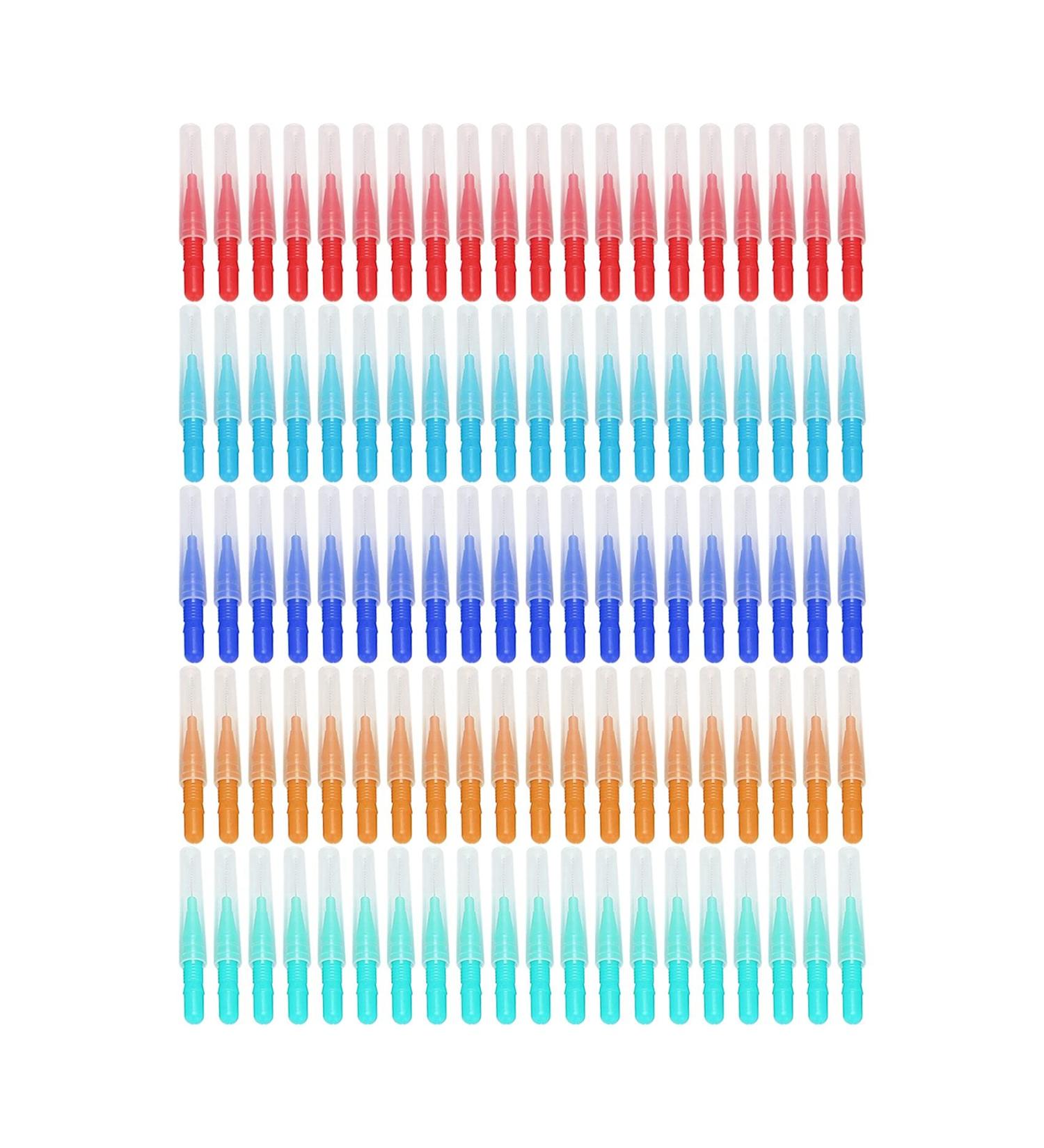 PARMI 100pcs Interdental Brushes - Gentle Dental Picks & Floss for Superior Oral Care | International Shipping Available - Buy Online on GoSupps.com