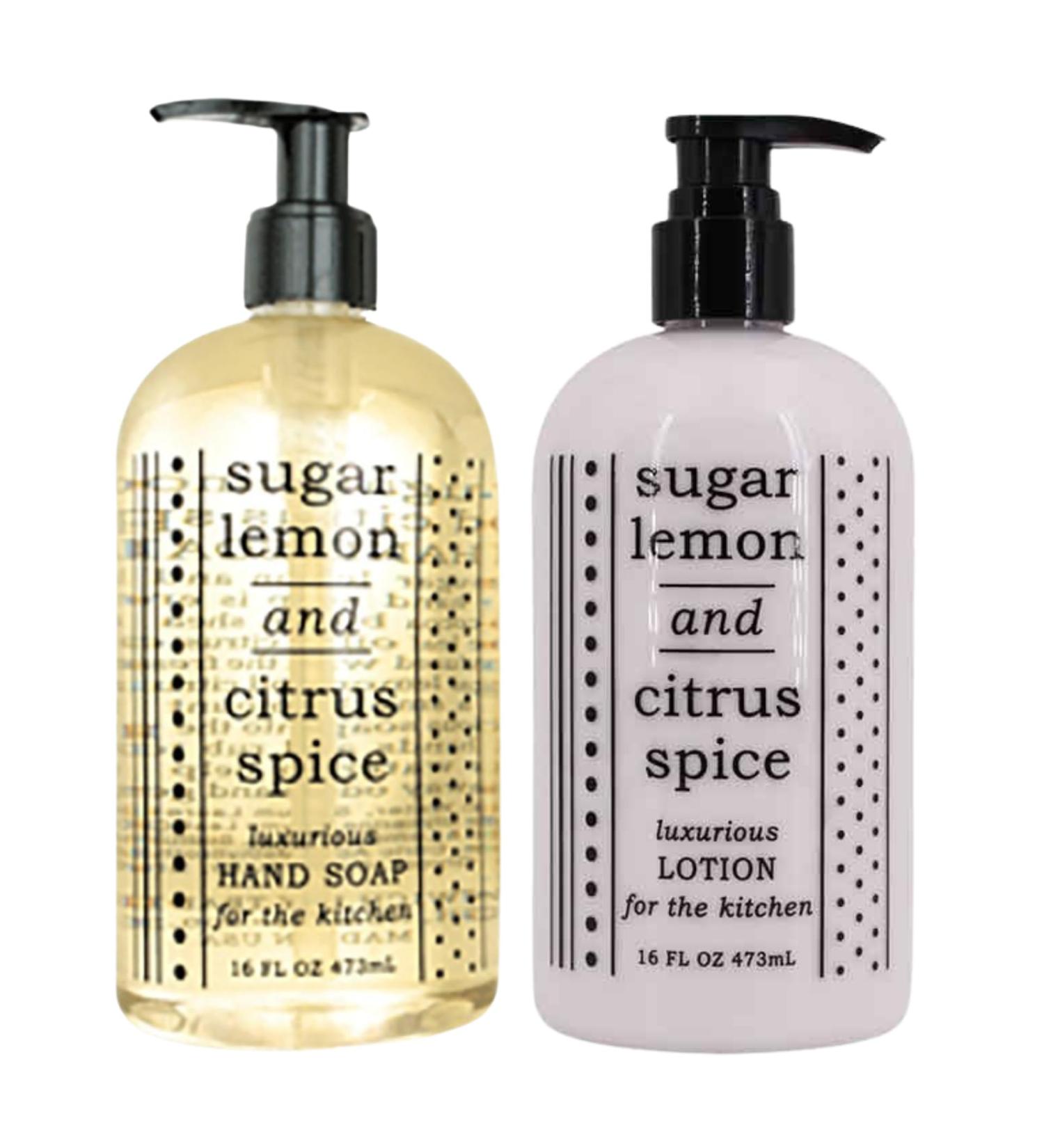Greenwich Bay Trading Company Kitchen Collection: Sugar Lemon and Citrus Spice (Hand Soap & Lotion) - Buy Online on GoSupps.com