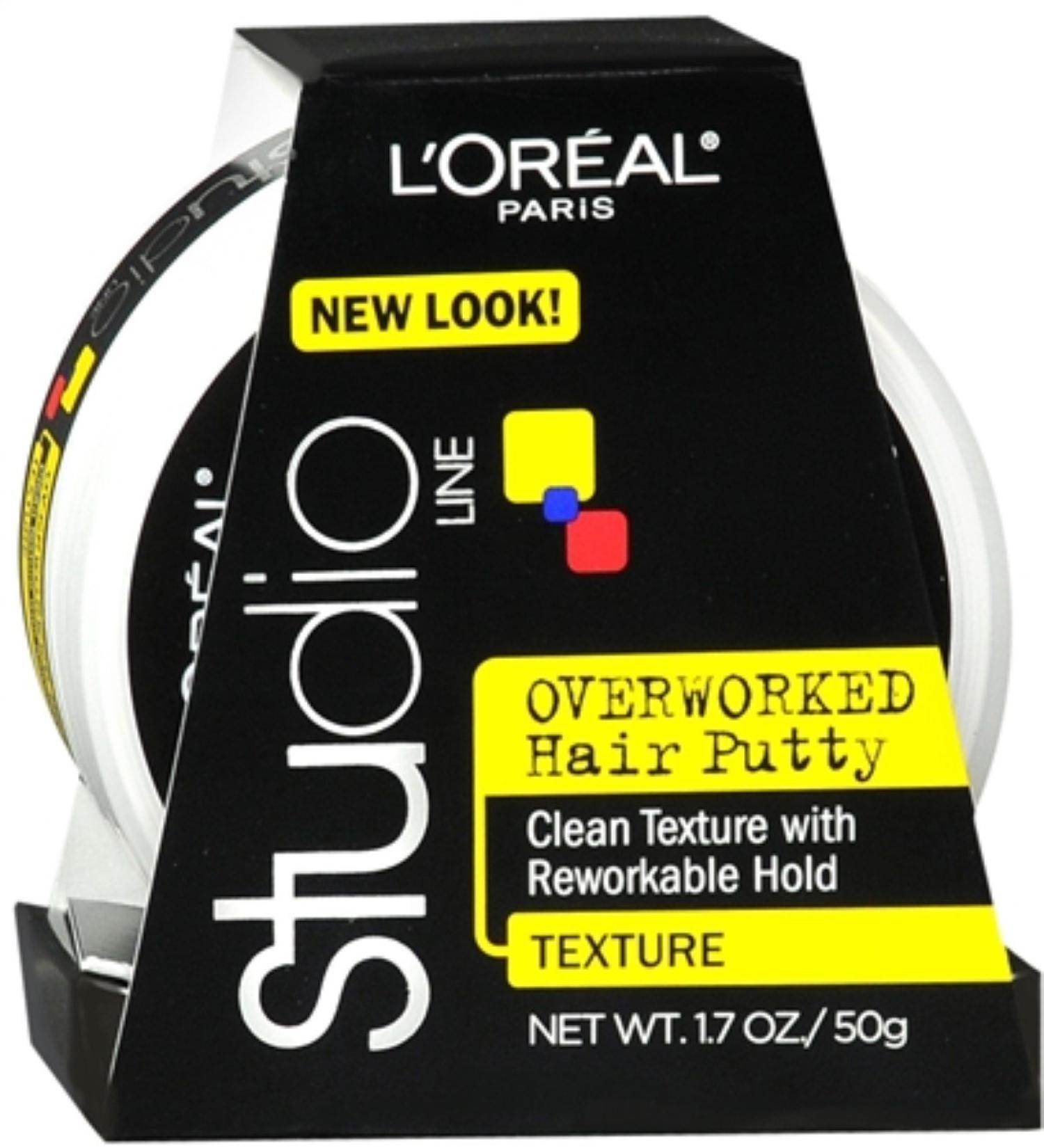 L'Oreal Paris Studio Line Overworked Hair Putty, 1.7 oz