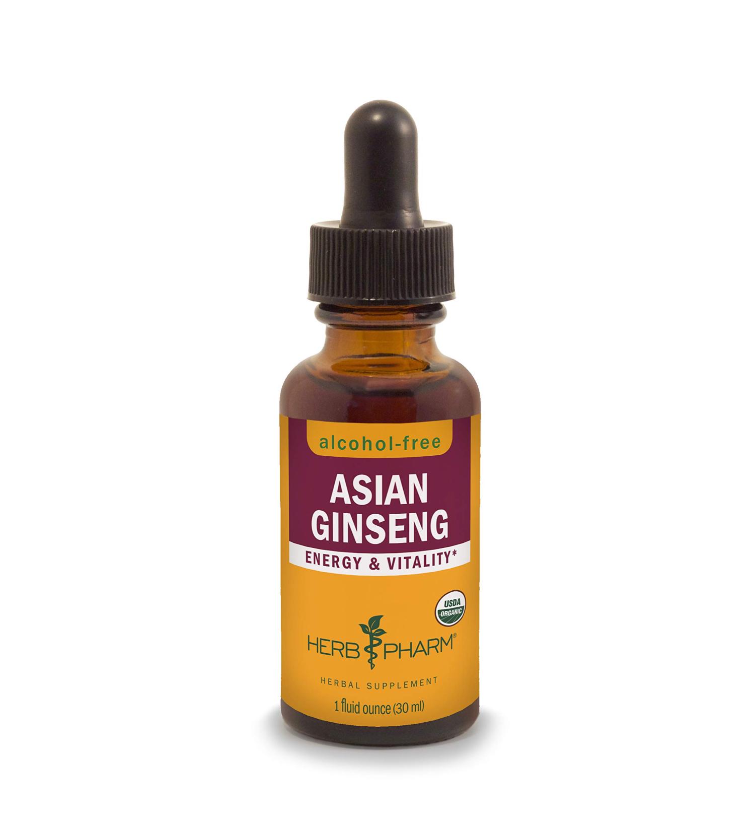Buy Herb Pharm Asian Ginseng Alcohol-Free 1 oz | Boost Energy & Vitality - Buy Online on GoSupps.com
